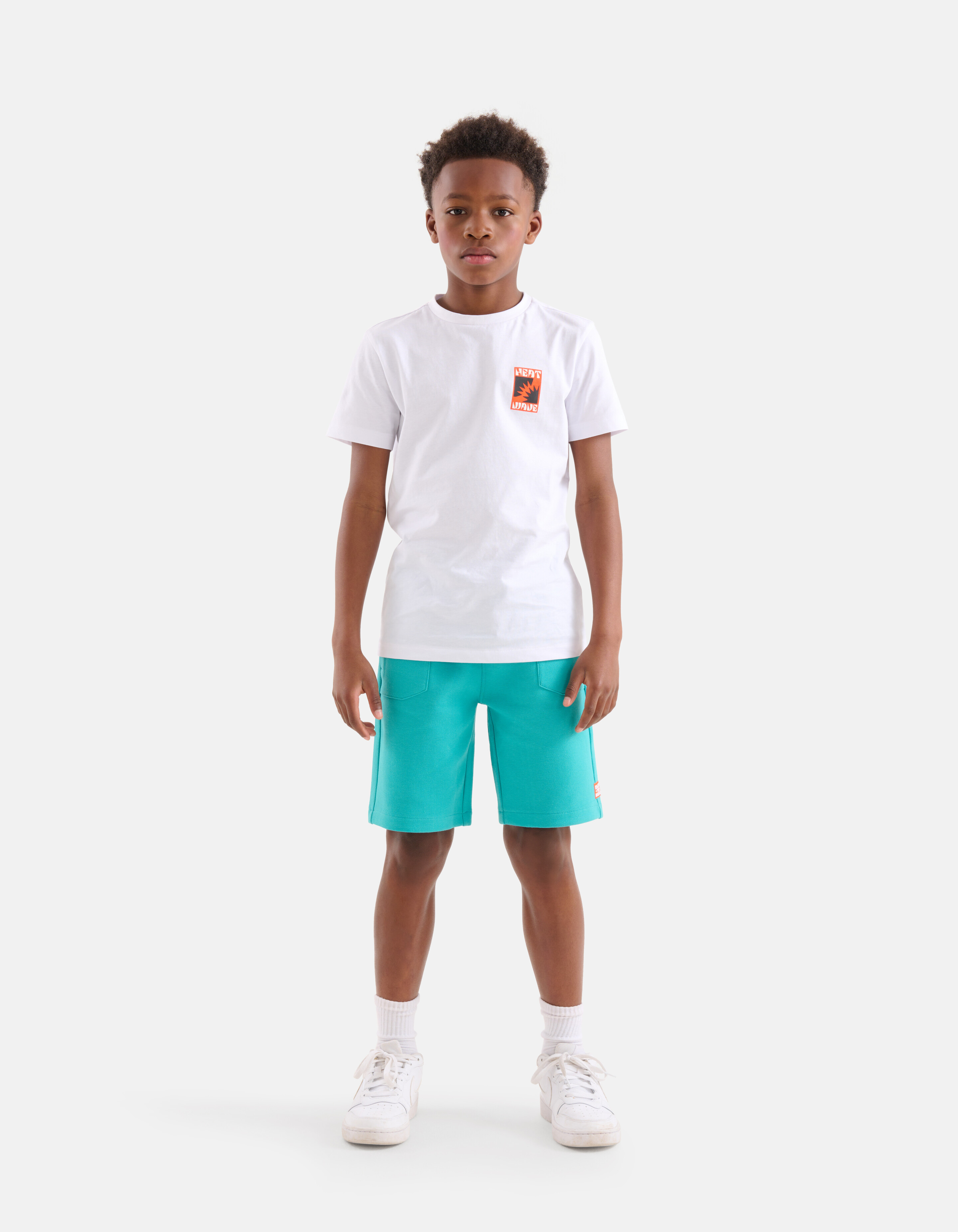 Print T-shirt Wit SHOEBY BOYS