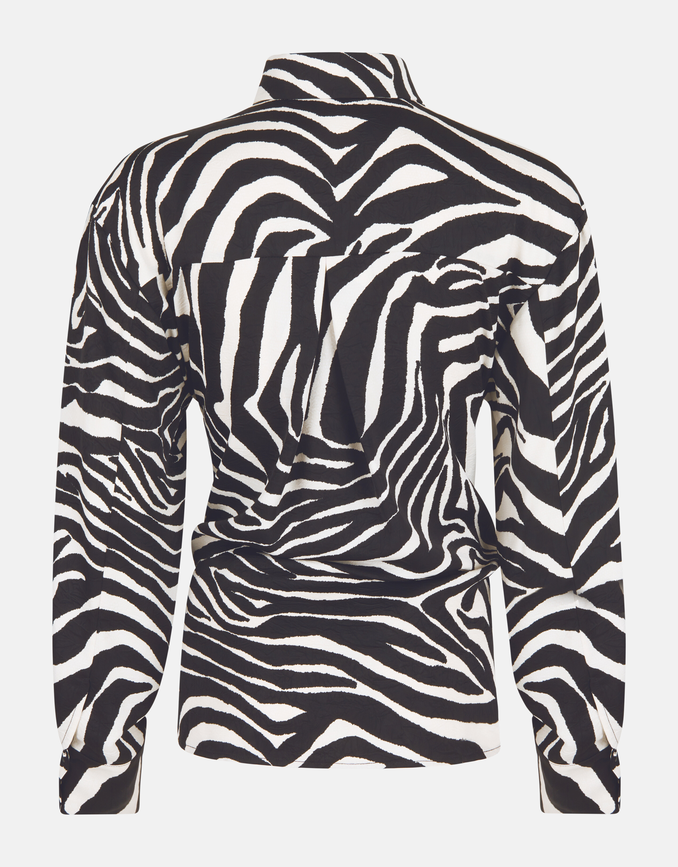 Zebra Print Blouse Zwart/Wit SHOEBY WOMEN