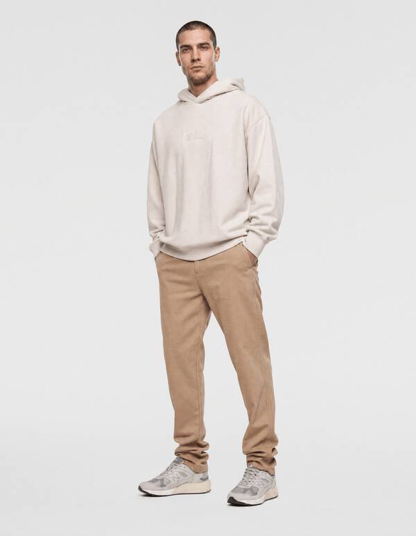 Keper Structuur Broek Lichtbruin SHOEBY MEN