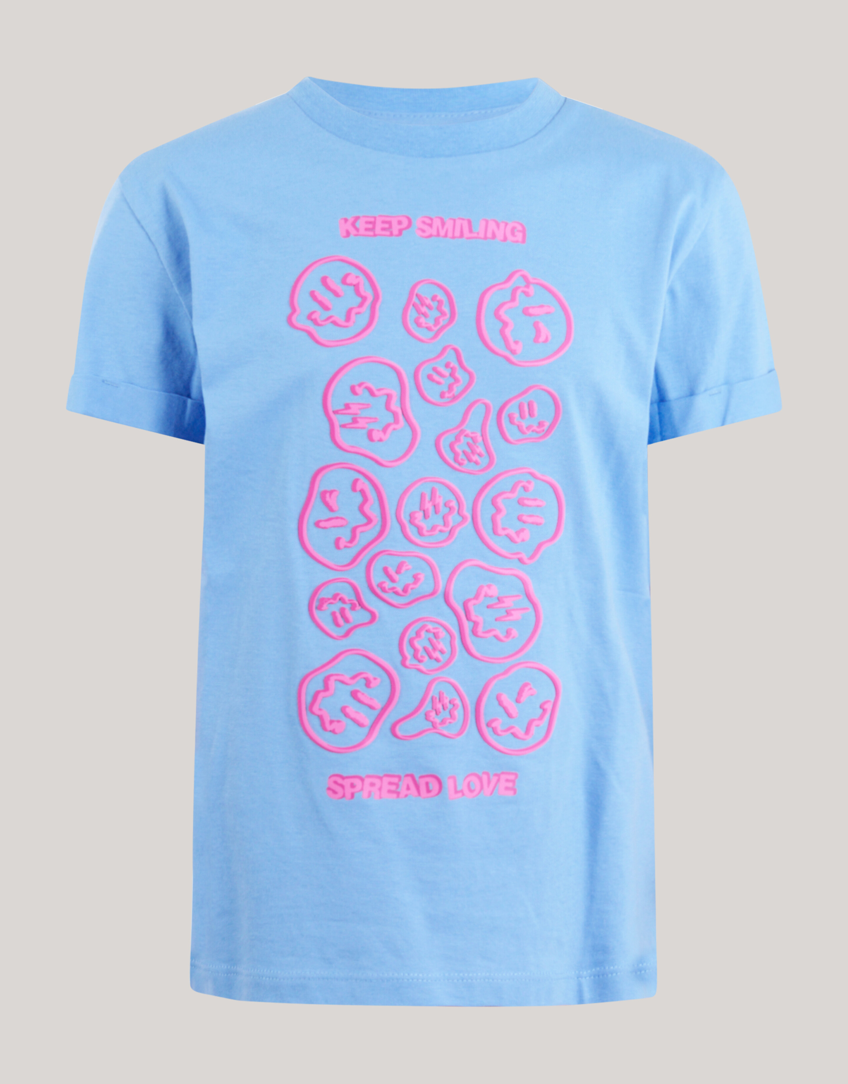 Artwork T-shirt Blauw SHOEBY GIRLS