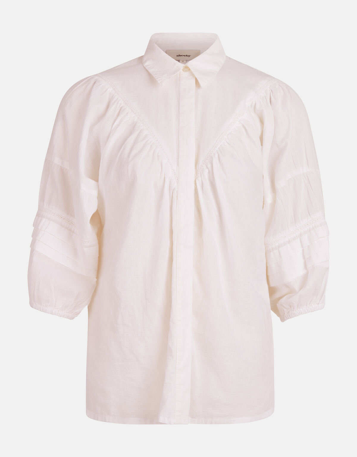Voile Blouse Wit SHOEBY WOMEN
