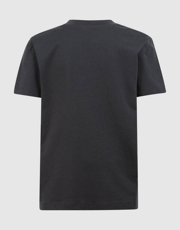 Bisous Glitter Artwork T-shirt Donkergrijs SHOEBY GIRLS