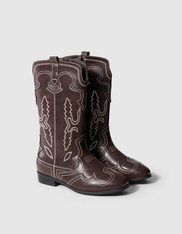 Heart Buckle Laarzen Bruin SHOEBY SHOES