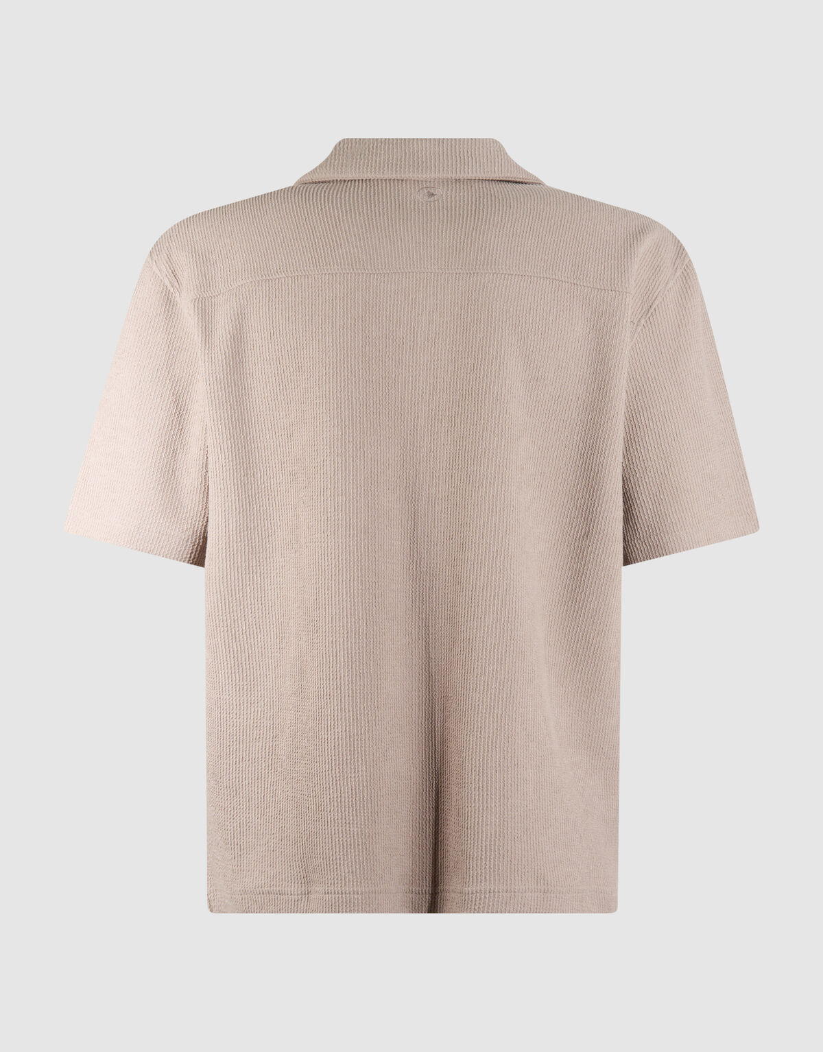 Rib Overhemd Lichtbruin SHOEBY MEN