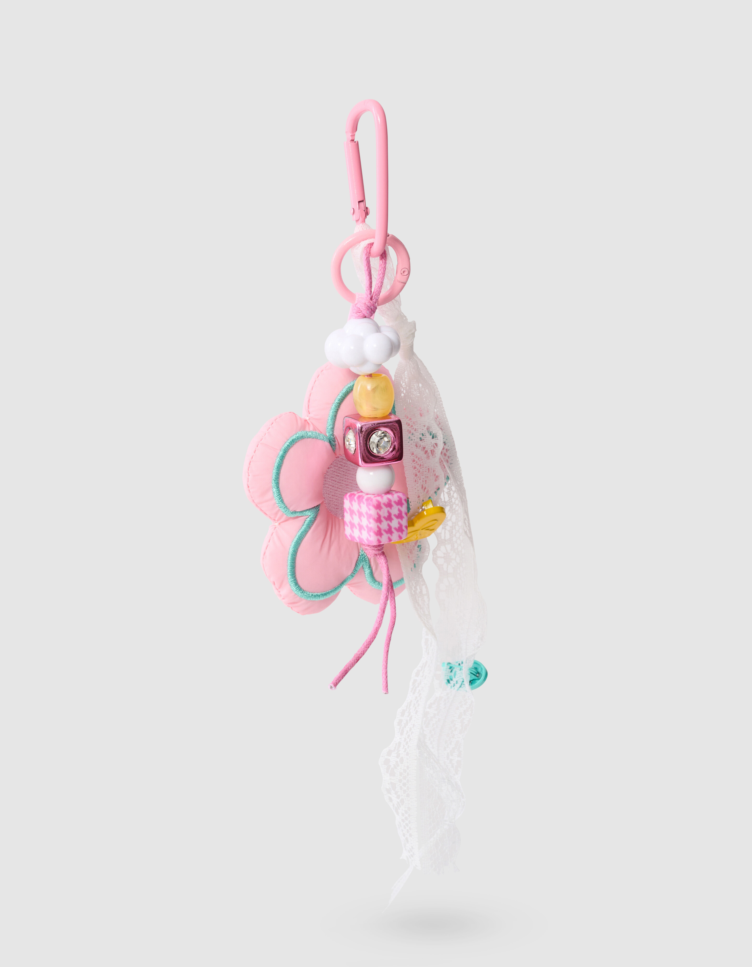 Fun Bloem Sleutelhanger Lichtroze SHOEBY ACCESSOIRES