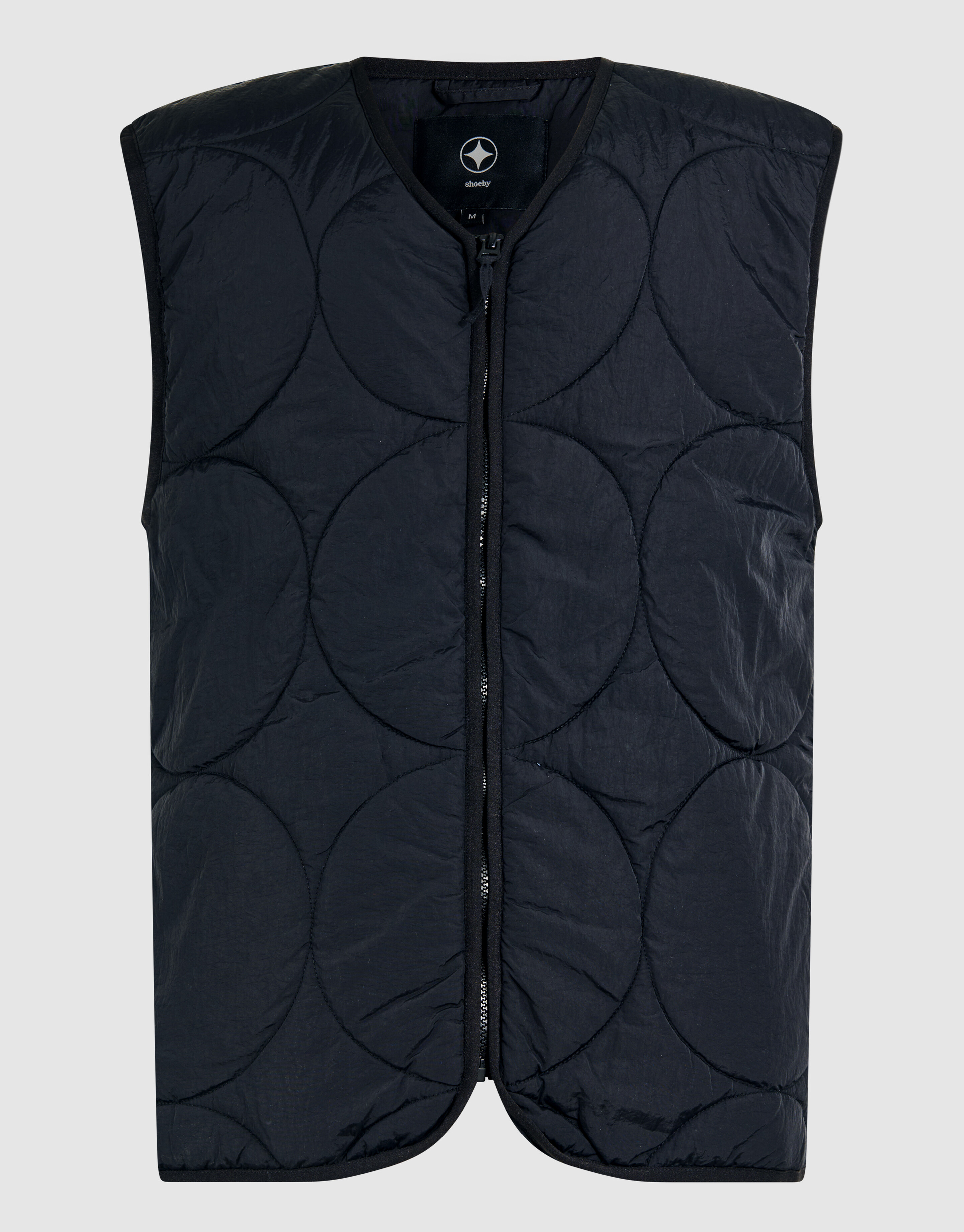 Quilted Spark Logo Bodywarmer Zwart SHOEBY MEN