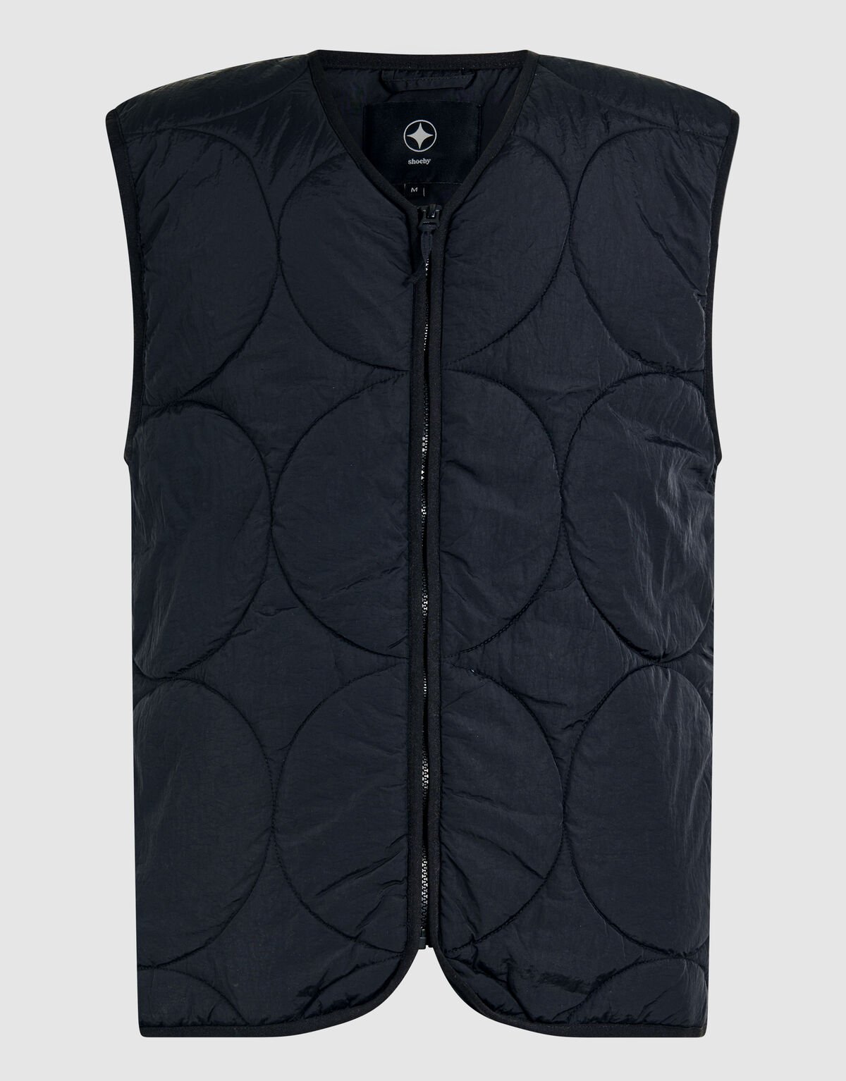 Quilted Spark Logo Bodywarmer Zwart SHOEBY MEN