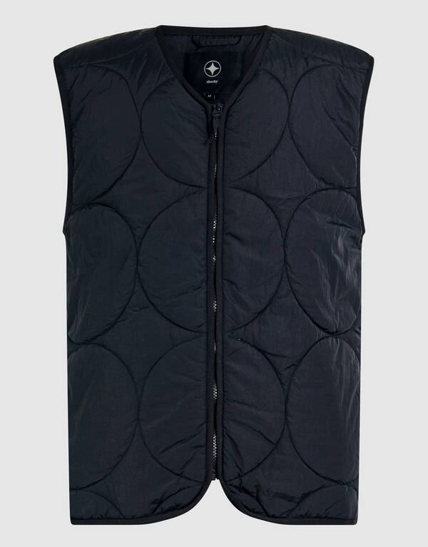 Quilted Spark Logo Bodywarmer Zwart SHOEBY MEN