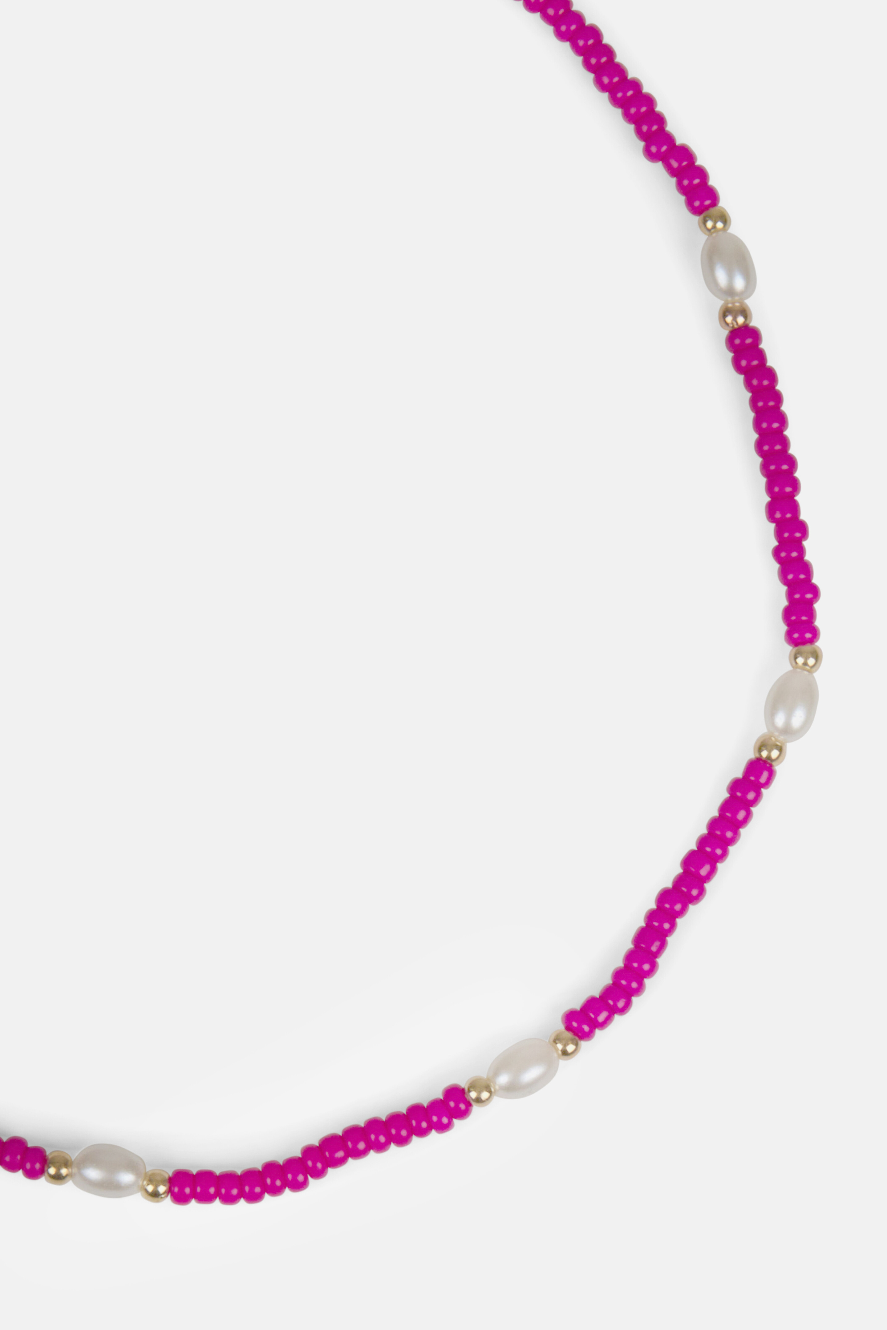 Small Pearls Ketting Roze SHOEBY ACCESSOIRES