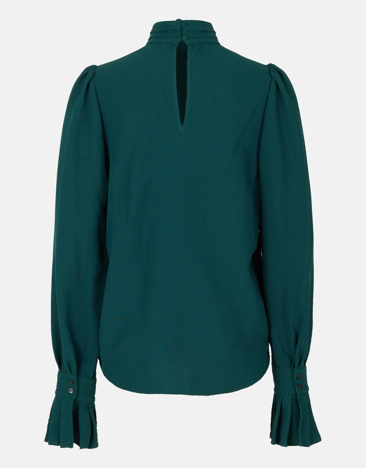 Volumineuze Mouwen Blouse Groen SHOEBY WOMEN