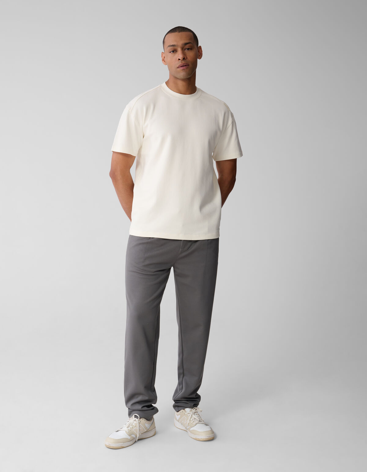 Label T-shirt Gebroken Wit SHOEBY MEN