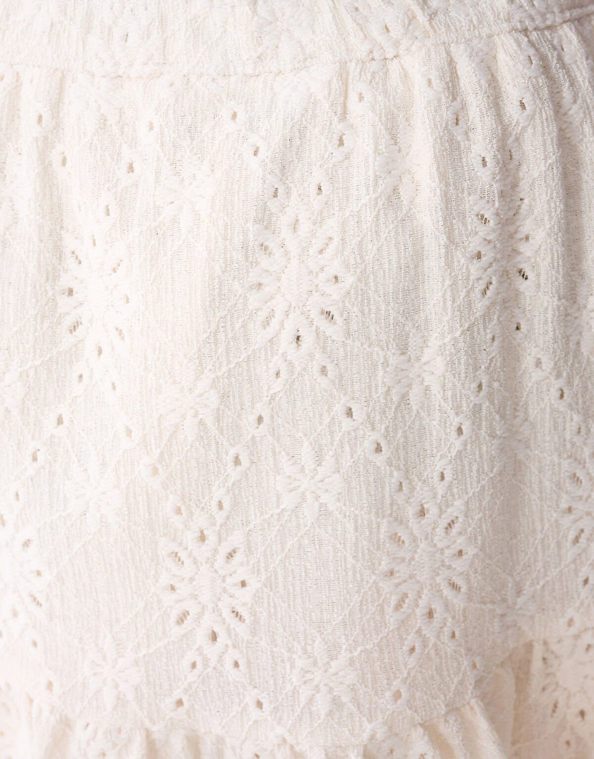 Embroidery Ruffle Skort Wit SHOEBY GIRLS