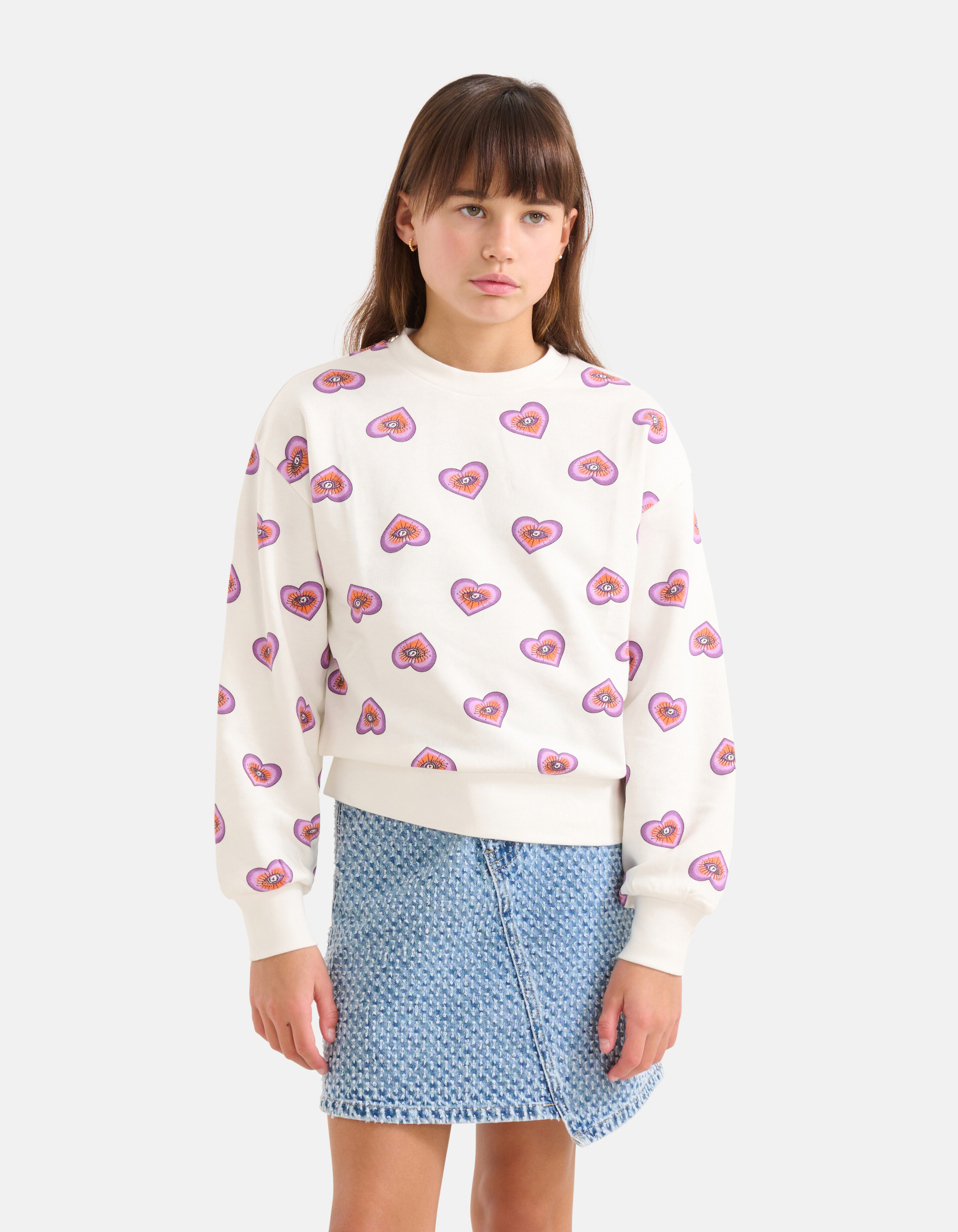 Heart Sweater Wit SHOEBY GIRLS