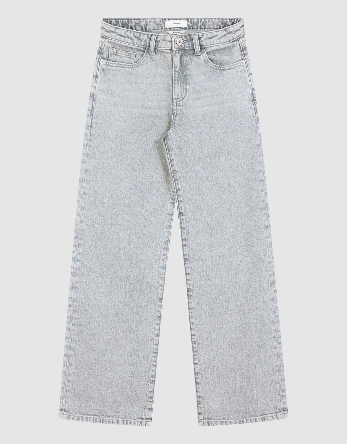 Wide Leg Jeans Grijs SHOEBY GIRLS