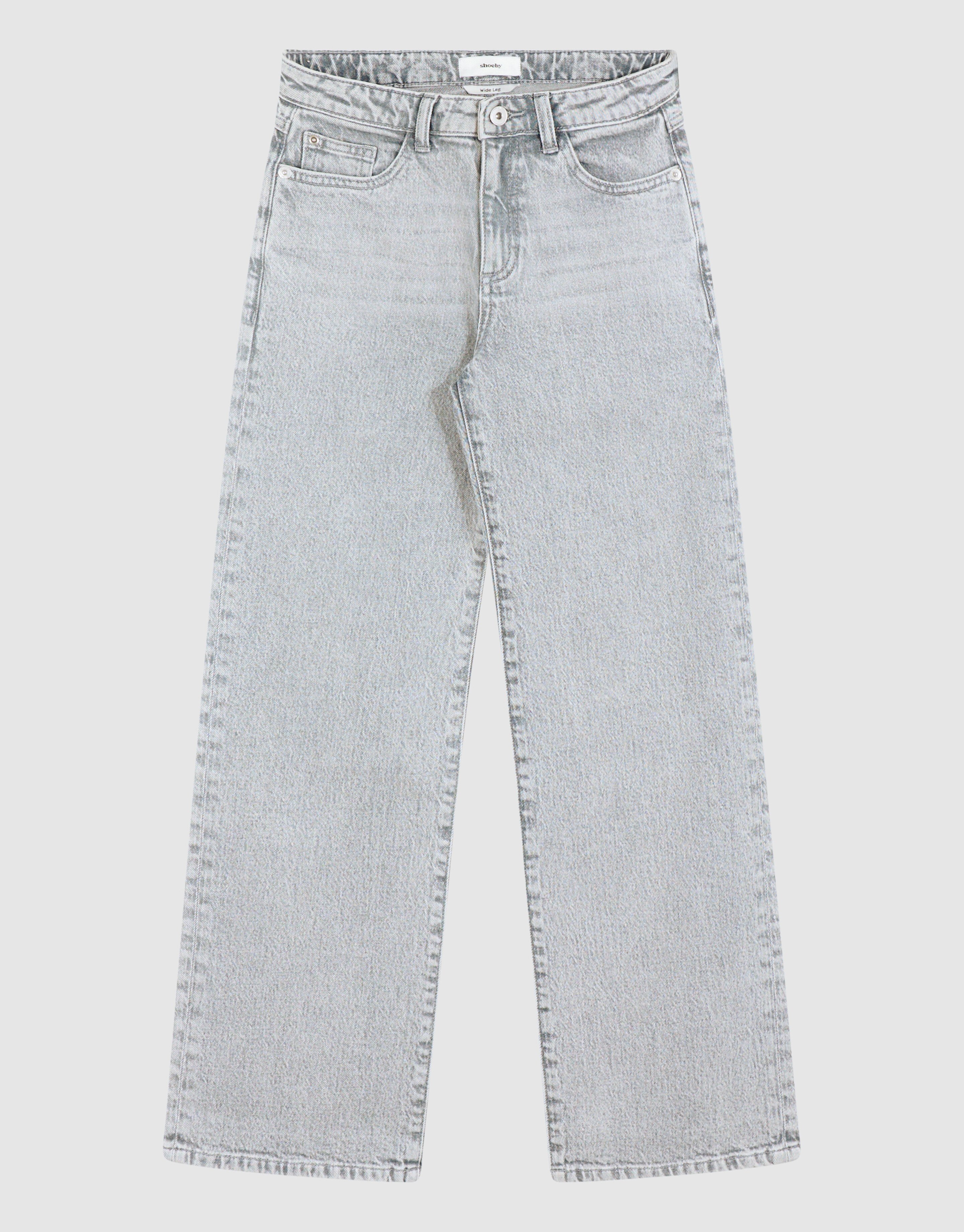 Wide Leg Jeans Grijs SHOEBY GIRLS