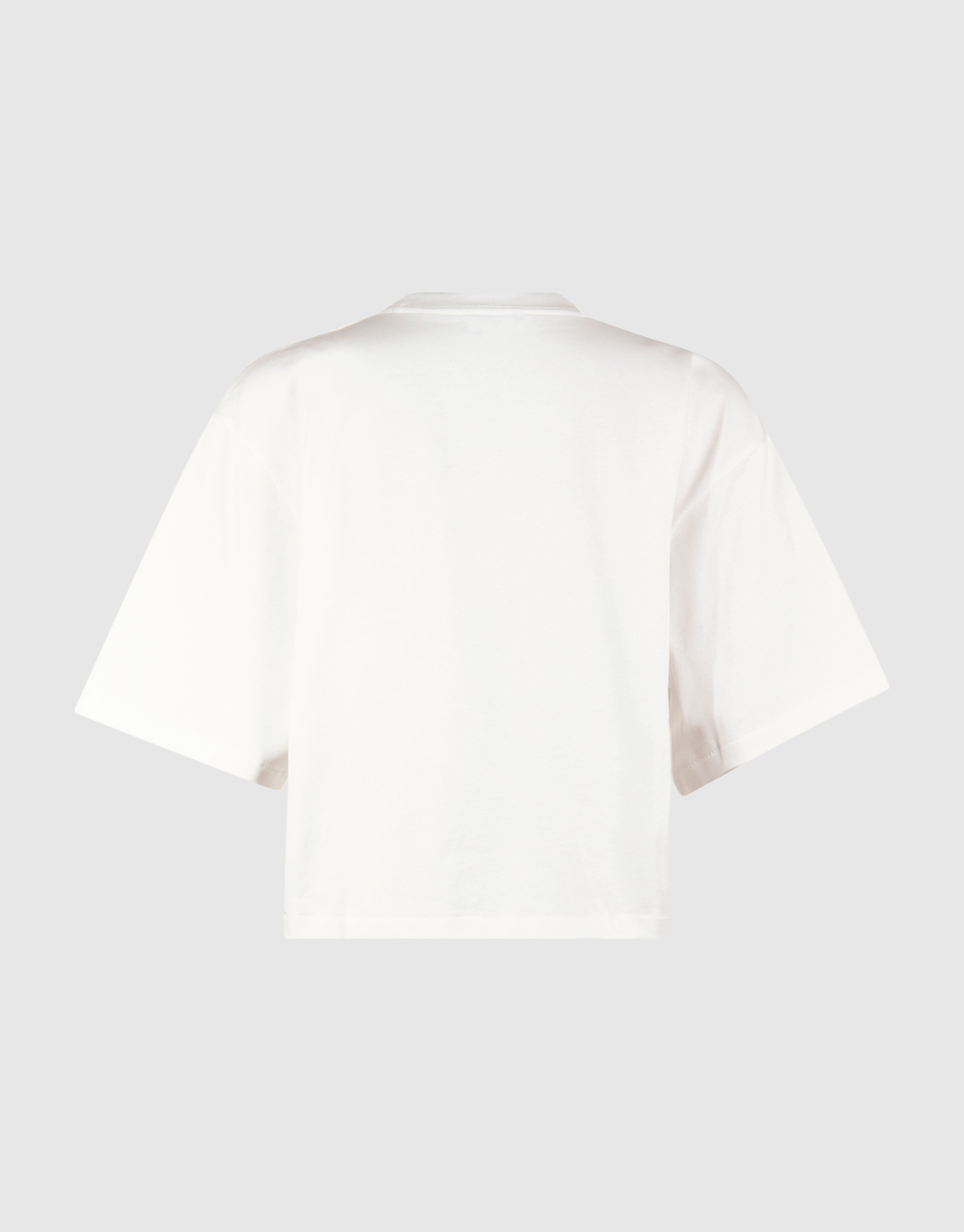 Cropped Boxy Fit T-shirt Wit SHOEBY WOMEN
