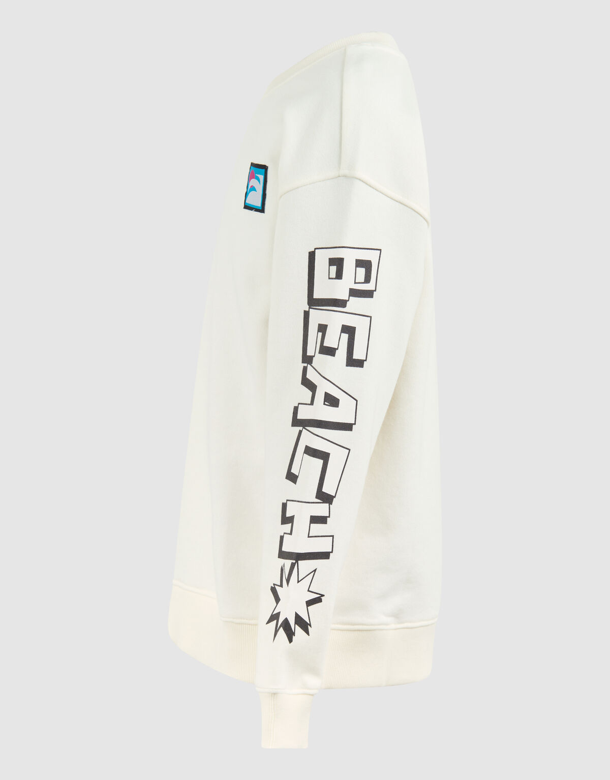 Wave Artwork Sweater Gebroken Wit SHOEBY BOYS
