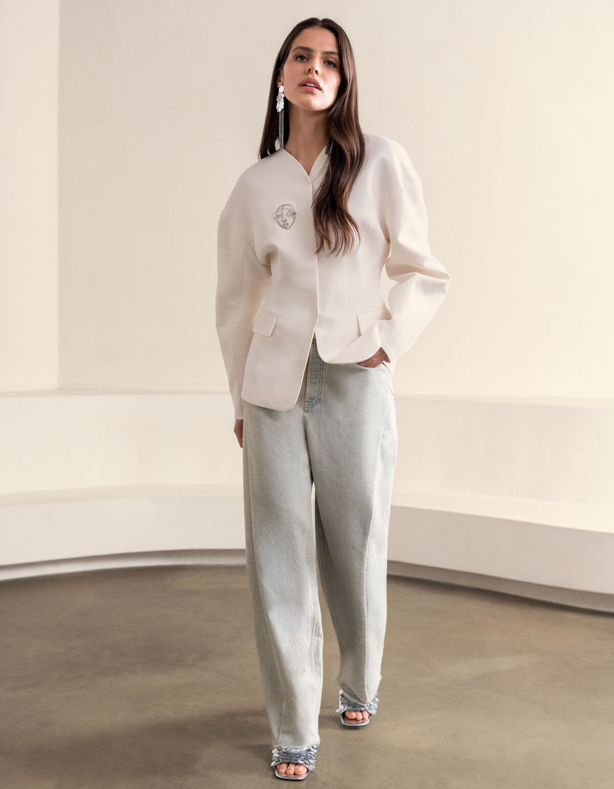 Balloon Fit Jeans Bleached SHOEBY WOMEN