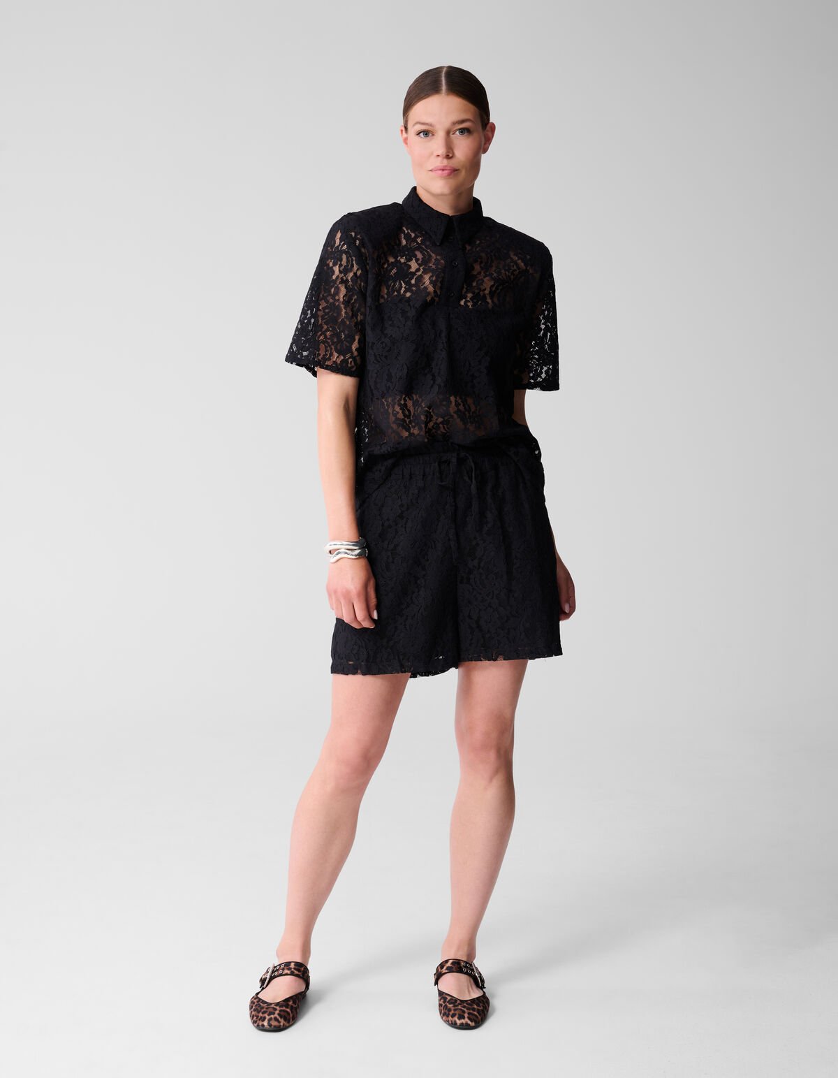 Kanten Short Zwart SHOEBY WOMEN