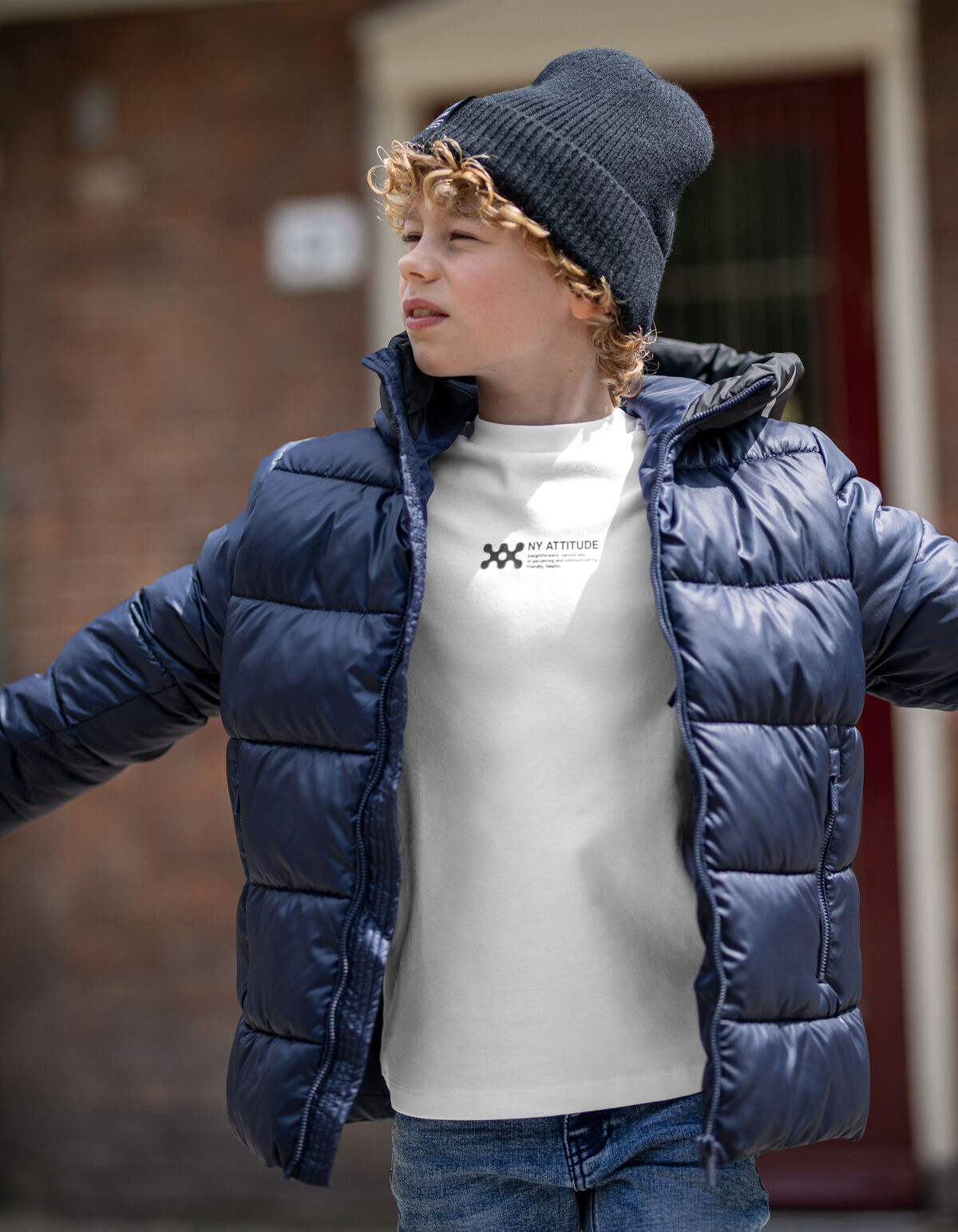 Grafisch Longsleeve Wit SHOEBY BOYS