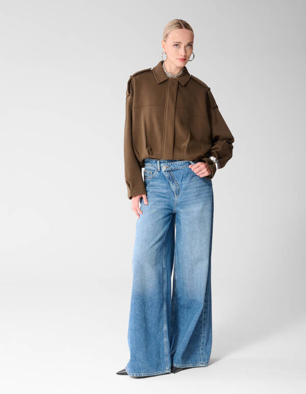 Oversized Sweat Jack Khaki SHOEBY WOMEN