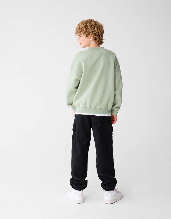 Trailraze Artwork Sweater Groen SHOEBY BOYS