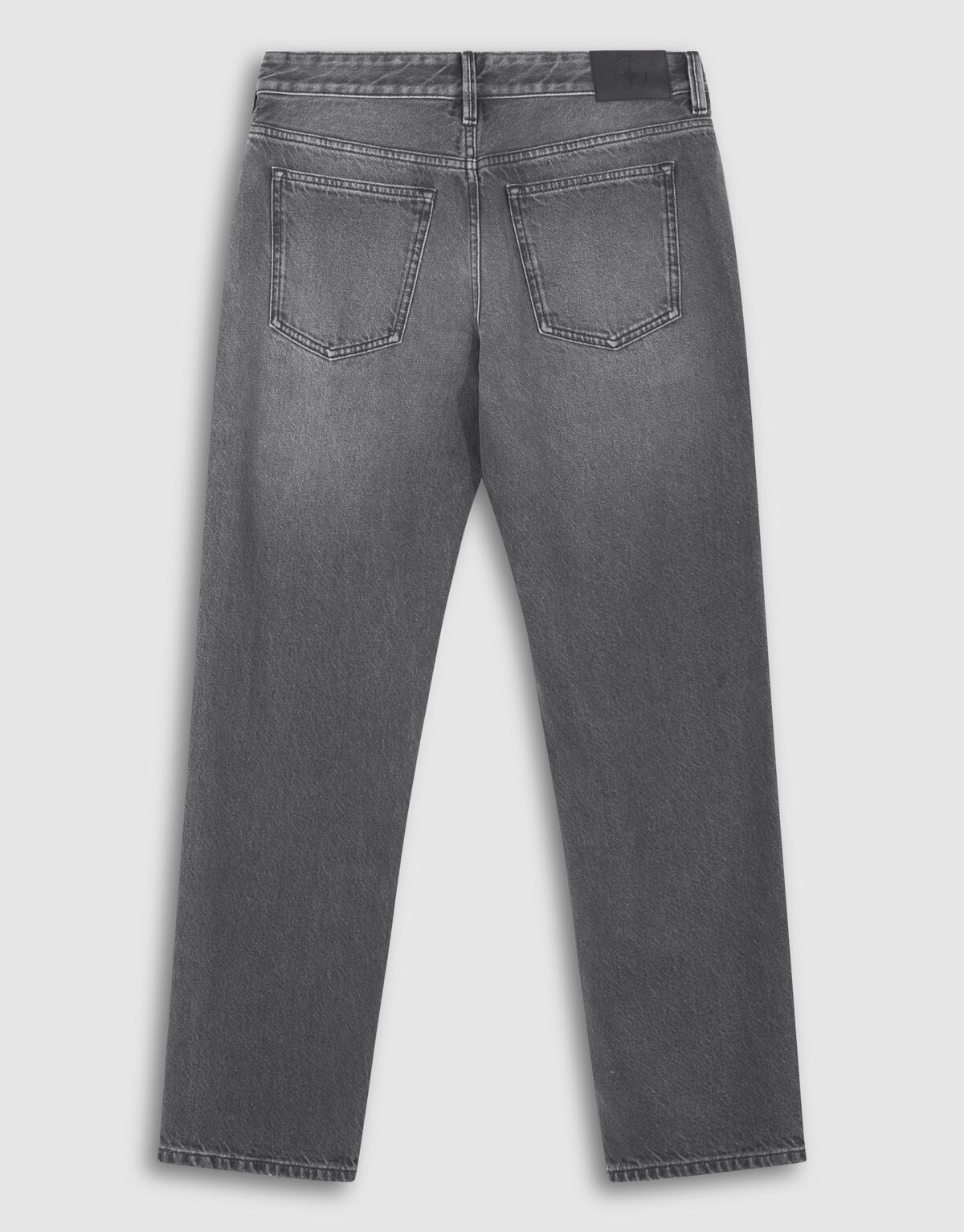 Modern Straight Fit Jeans Washed Zwart L32 SHOEBY MEN
