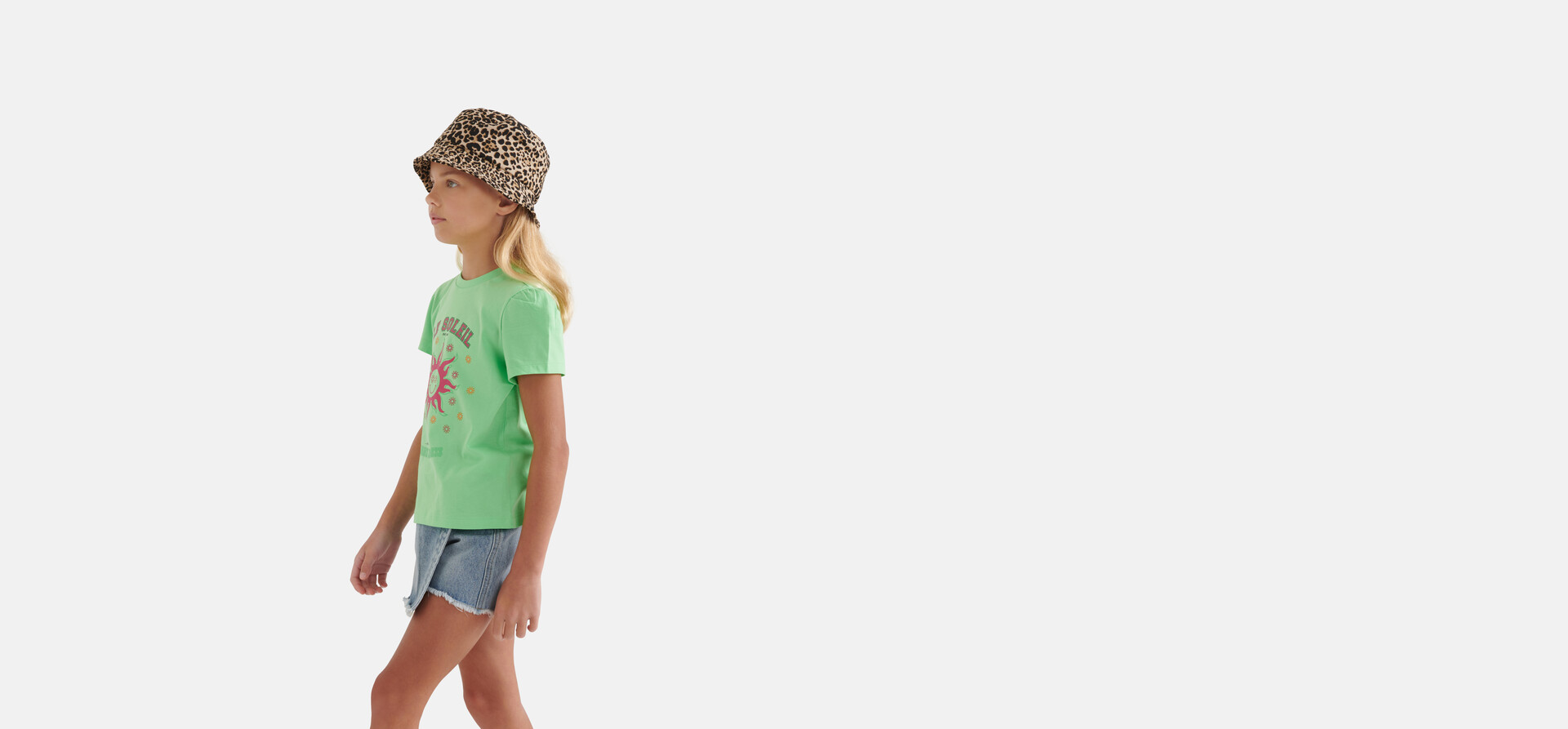 Printed T-shirt Groen SHOEBY GIRLS