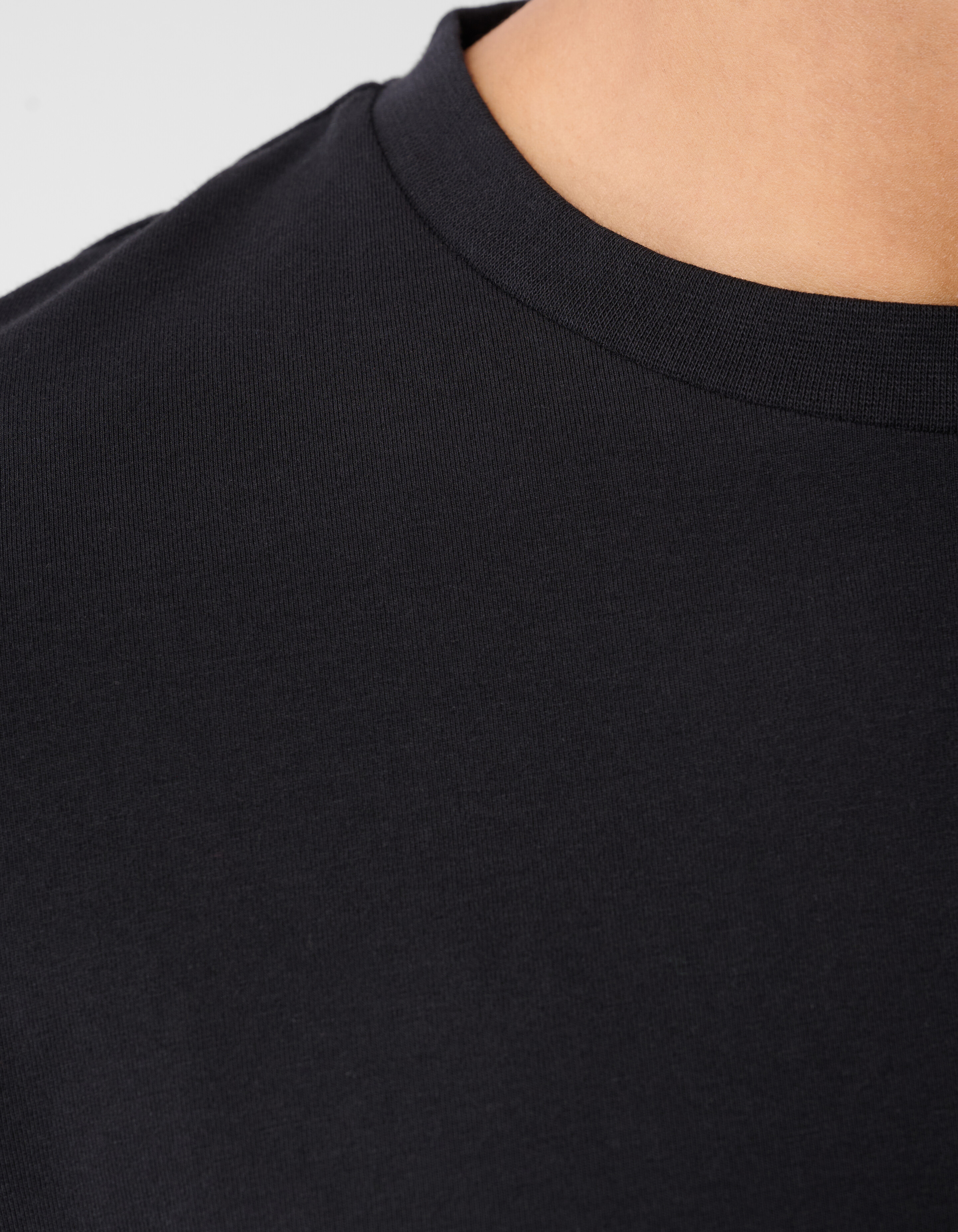 Basis T-shirt Zwart SHOEBY MEN