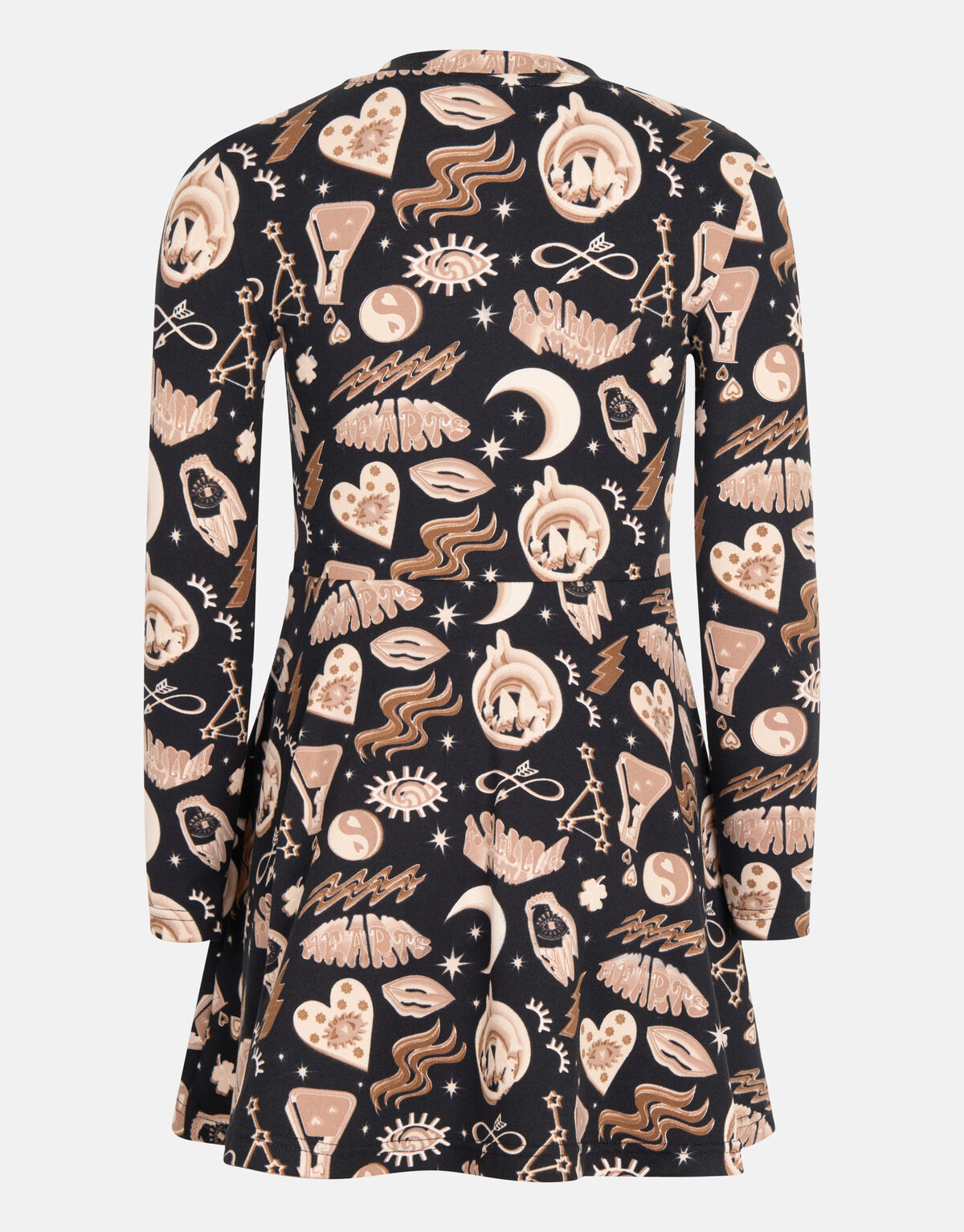 Printed Jurk Bruin SHOEBY GIRLS