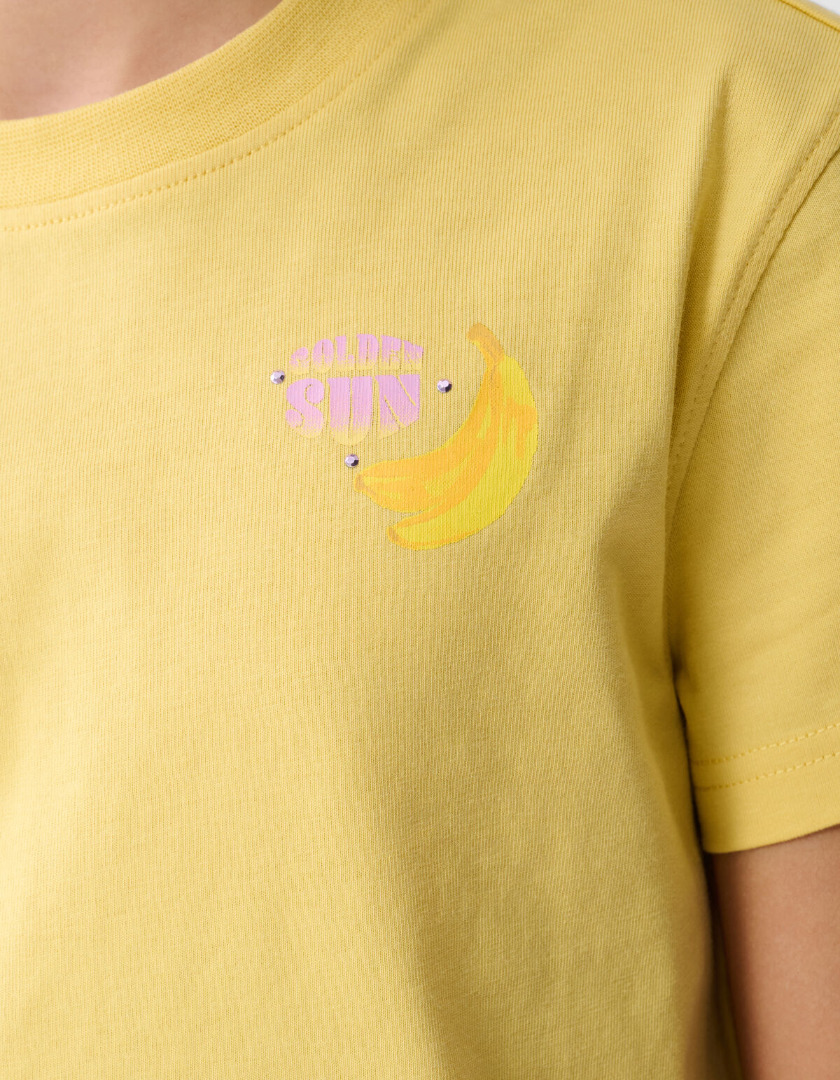 Sun T-shirt Lichtgeel SHOEBY GIRLS