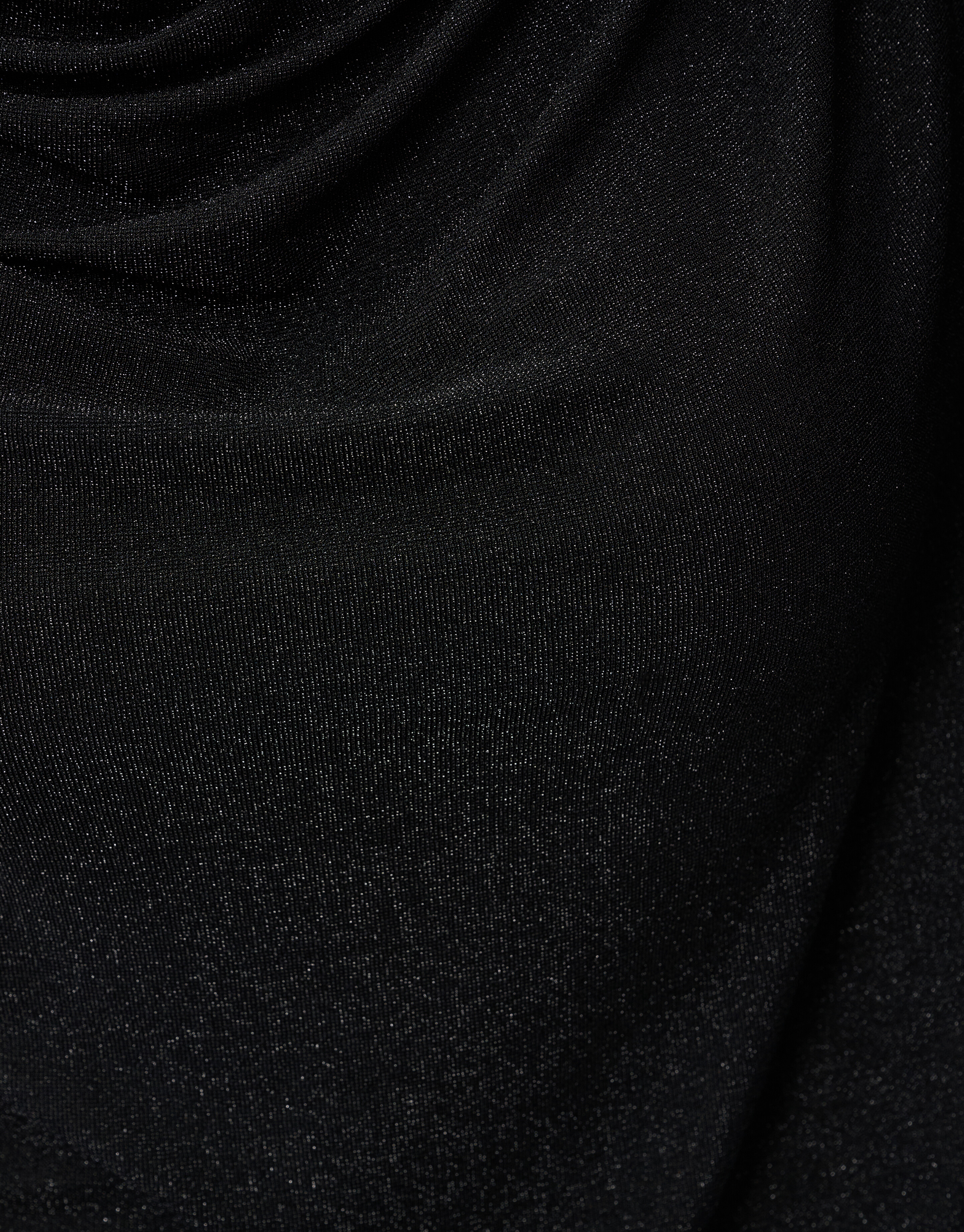 Glitter Drape Top Zwart SHOEBY WOMEN