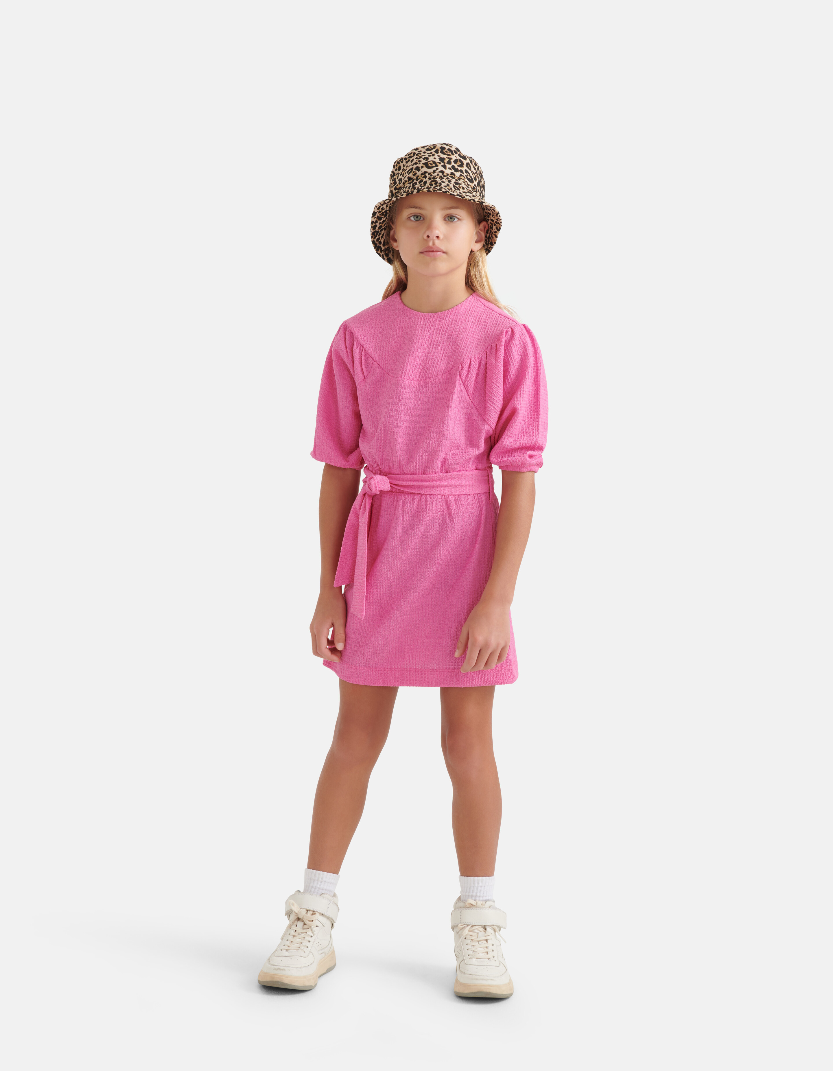 Crinkle Jurk Roze SHOEBY GIRLS