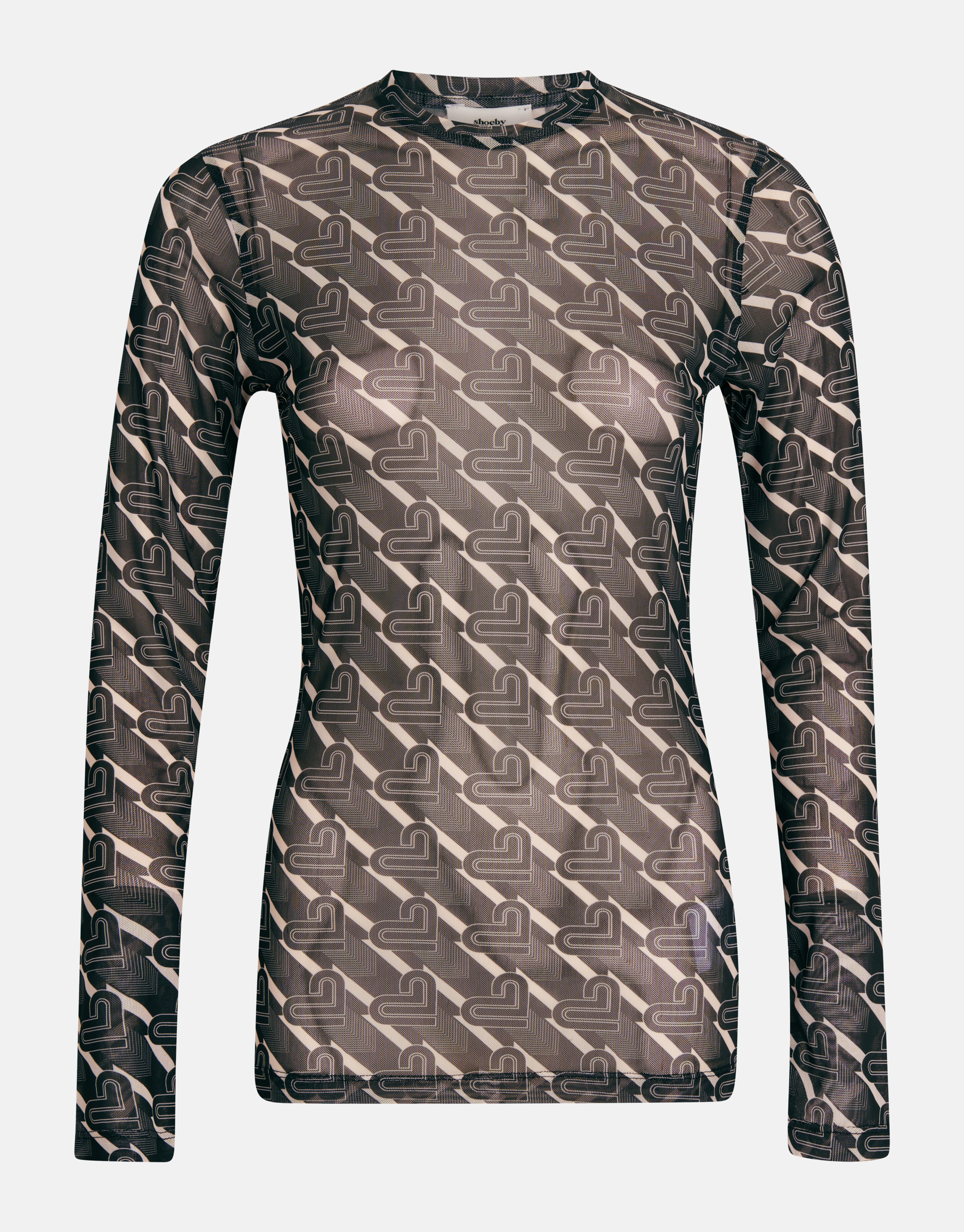 Mesh Top Zwart/Wit SHOEBY WOMEN