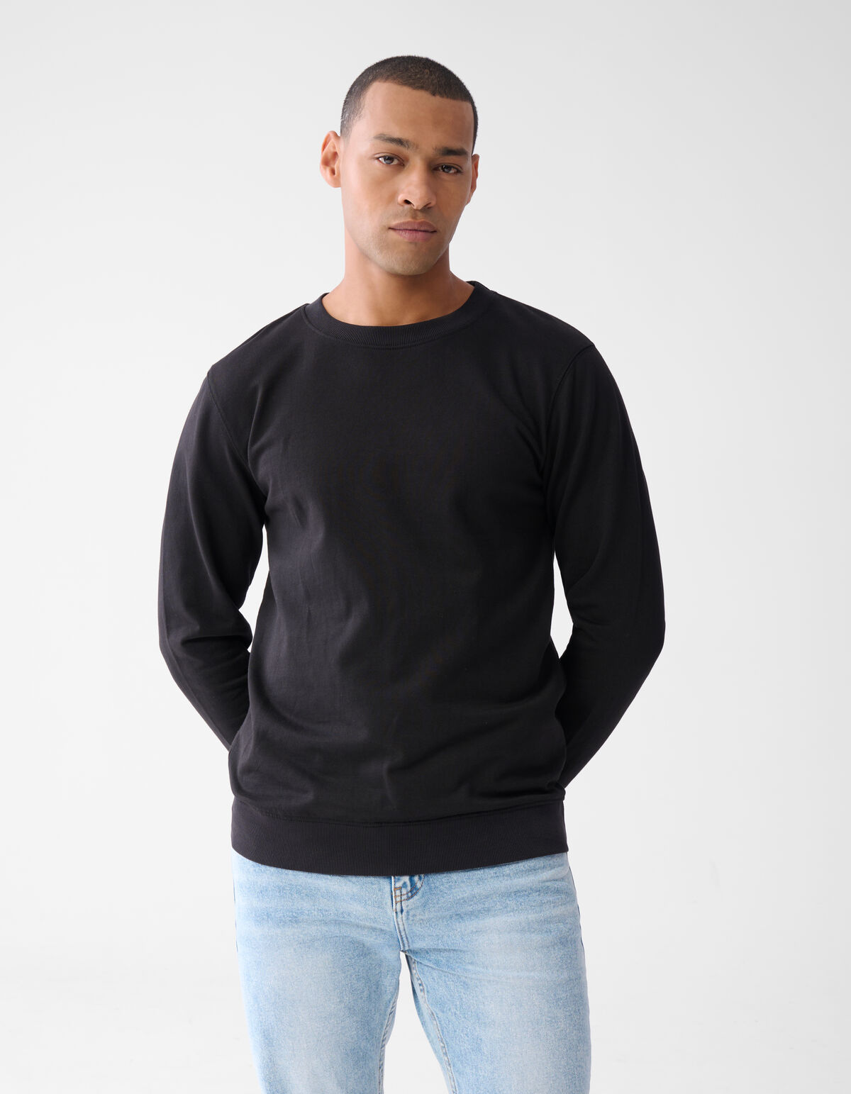 Backprint Sweater Zwart SHOEBY MEN