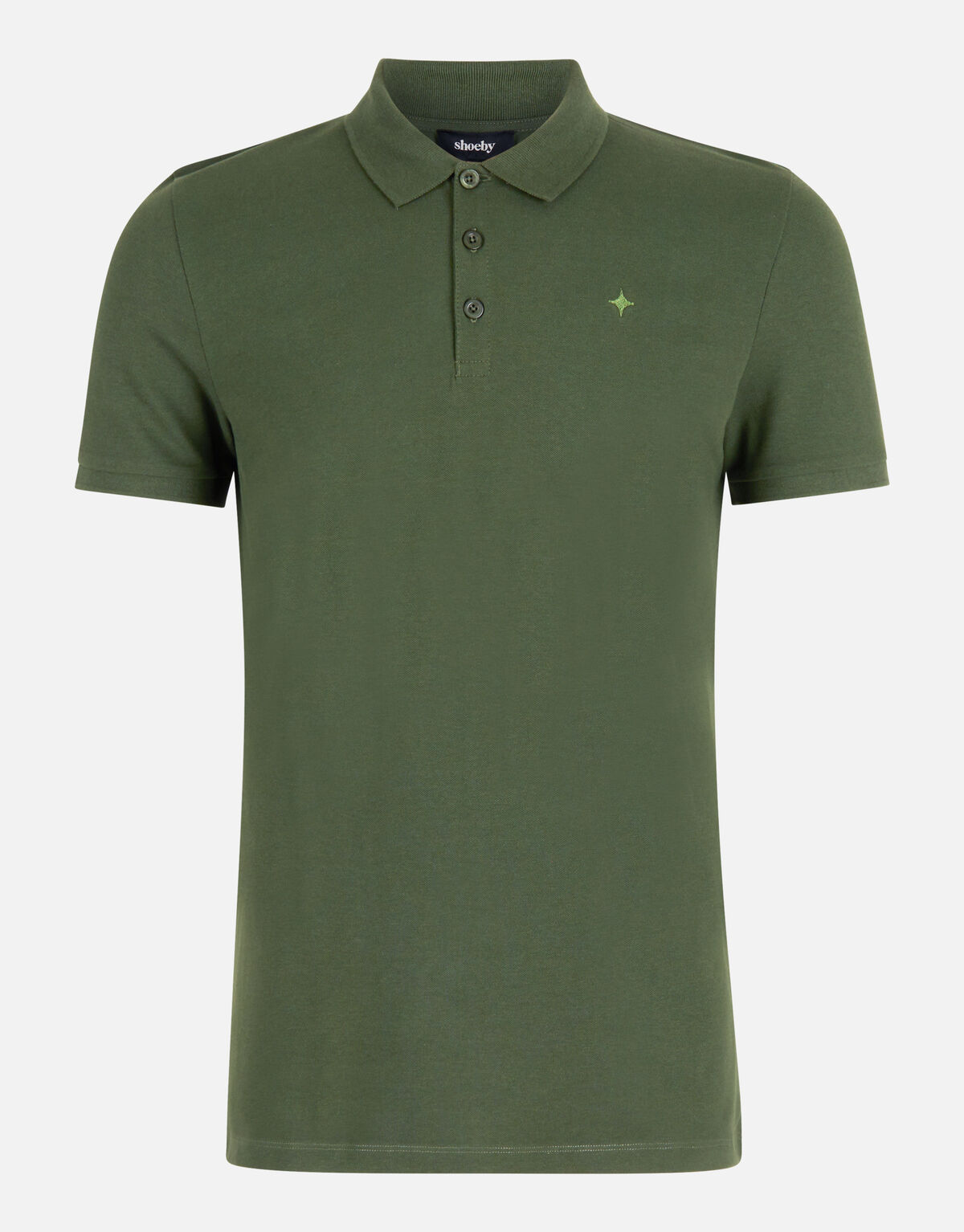 Basis Polo Donkergroen SHOEBY MEN