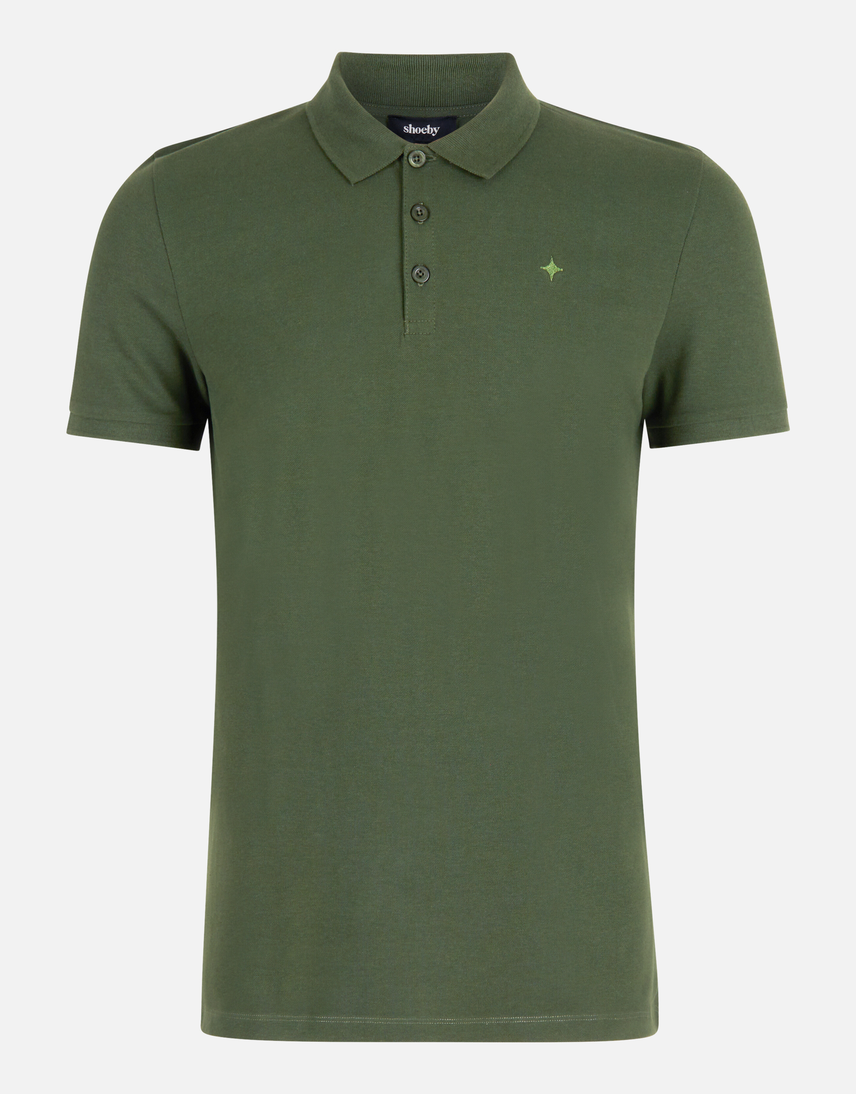 Basis Polo Donkergroen SHOEBY MEN