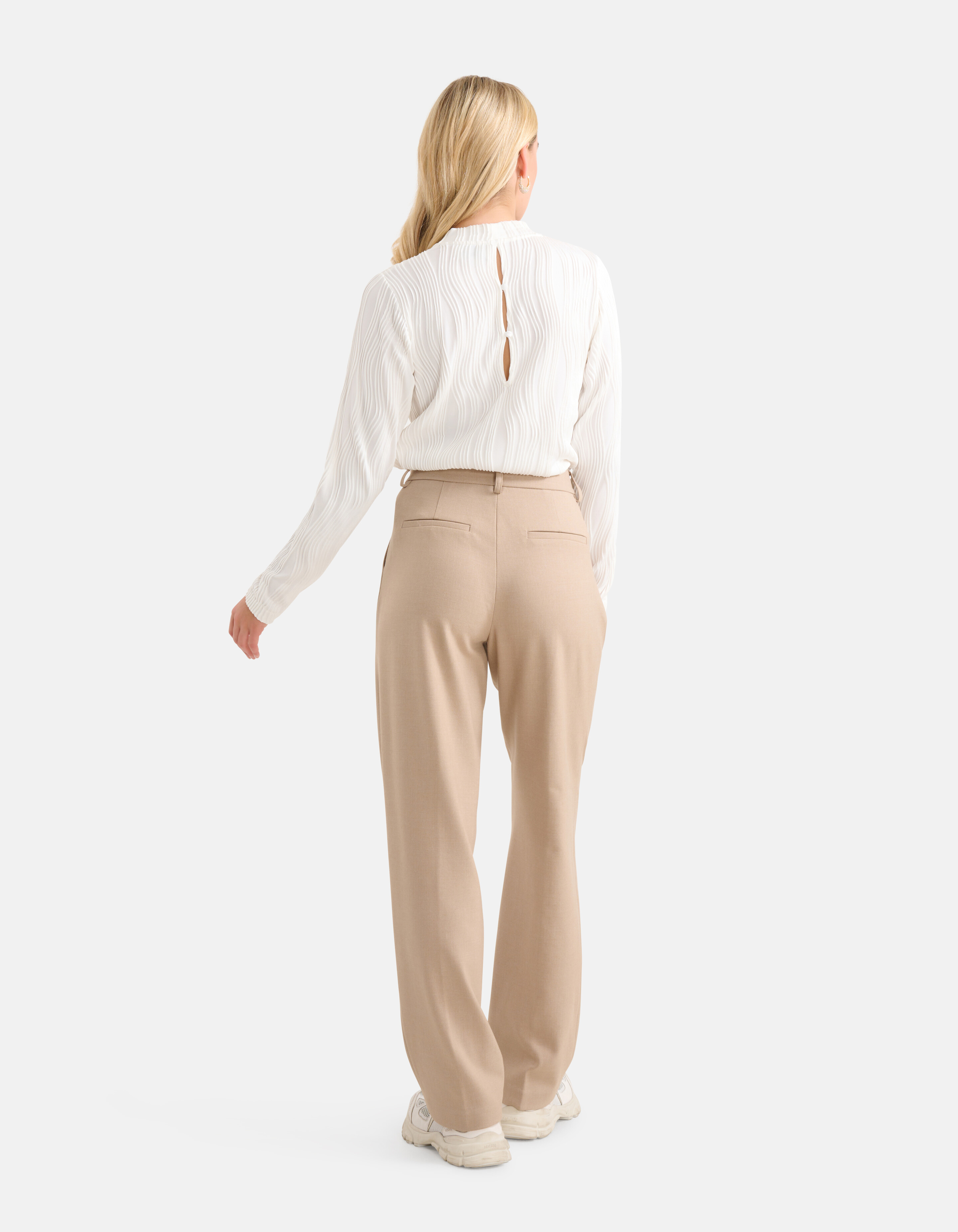 Straight Fit Pantalon Beige SHOEBY WOMEN