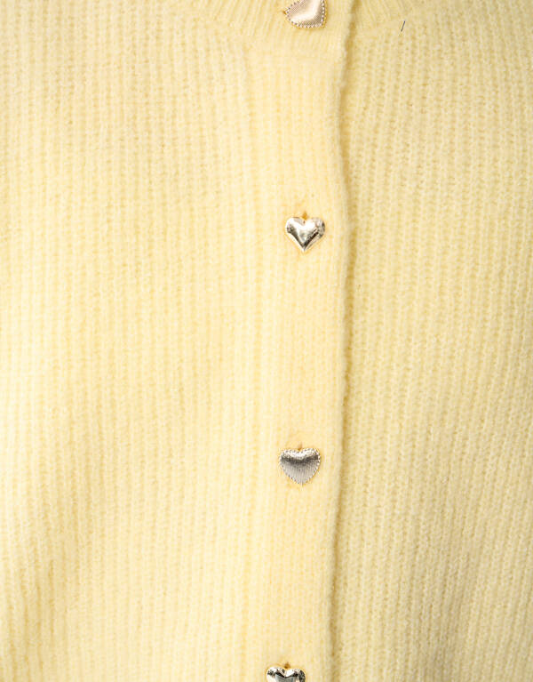 Gebreid Sleeveless Vest Lichtgeel SHOEBY GIRLS