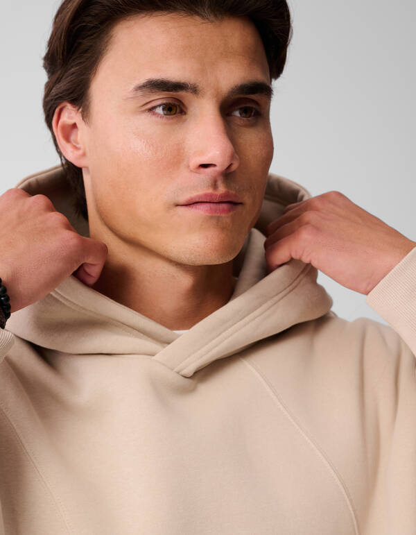 Mixed Sweat Hoodie Zand SHOEBY MEN