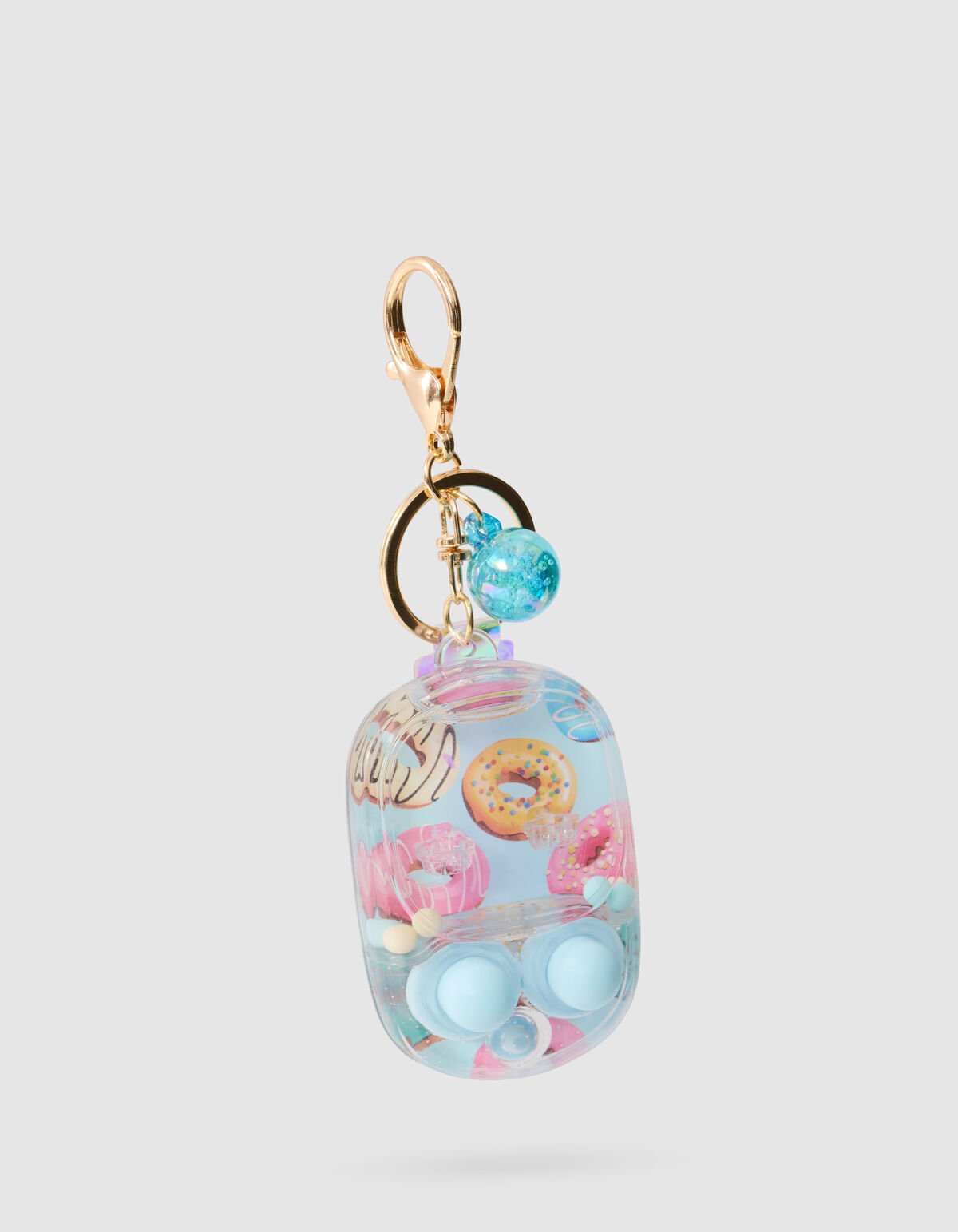 Donut Sleutelhanger Lichtblauw SHOEBY ACCESSOIRES