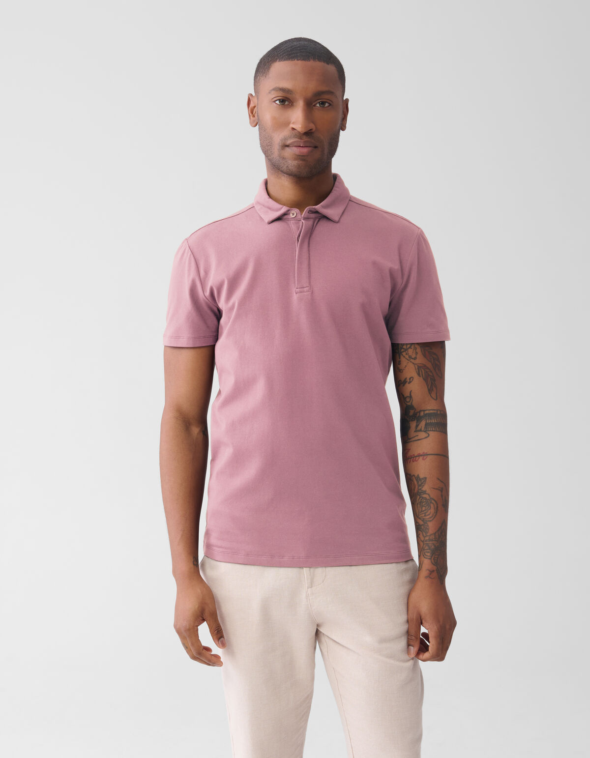 Jersey Polo Roze SHOEBY MEN