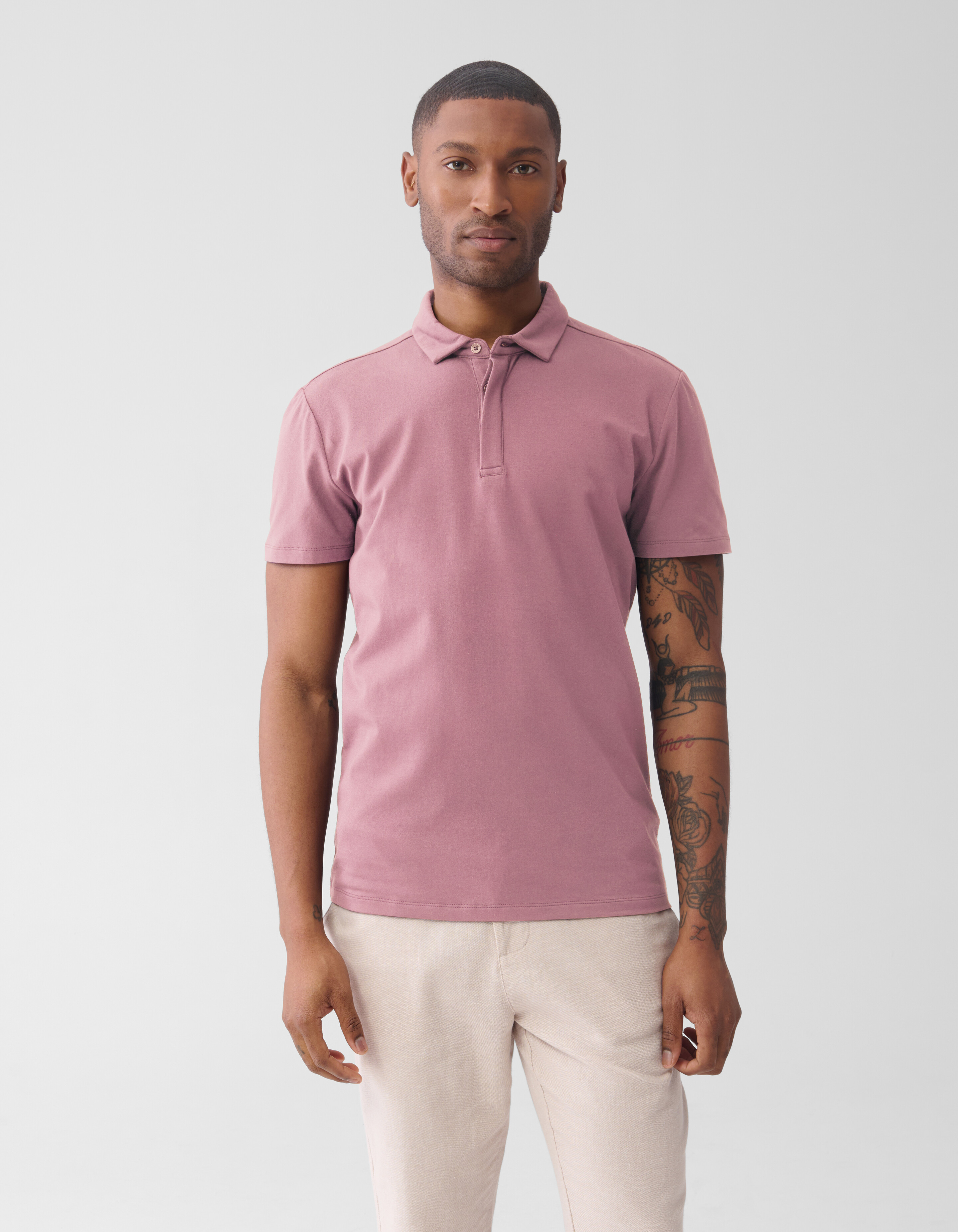 Jersey Polo Roze SHOEBY MEN