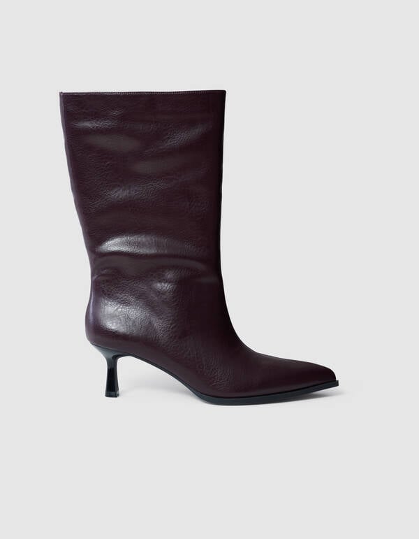Hoge Laarzen Donkerrood SHOEBY SHOES