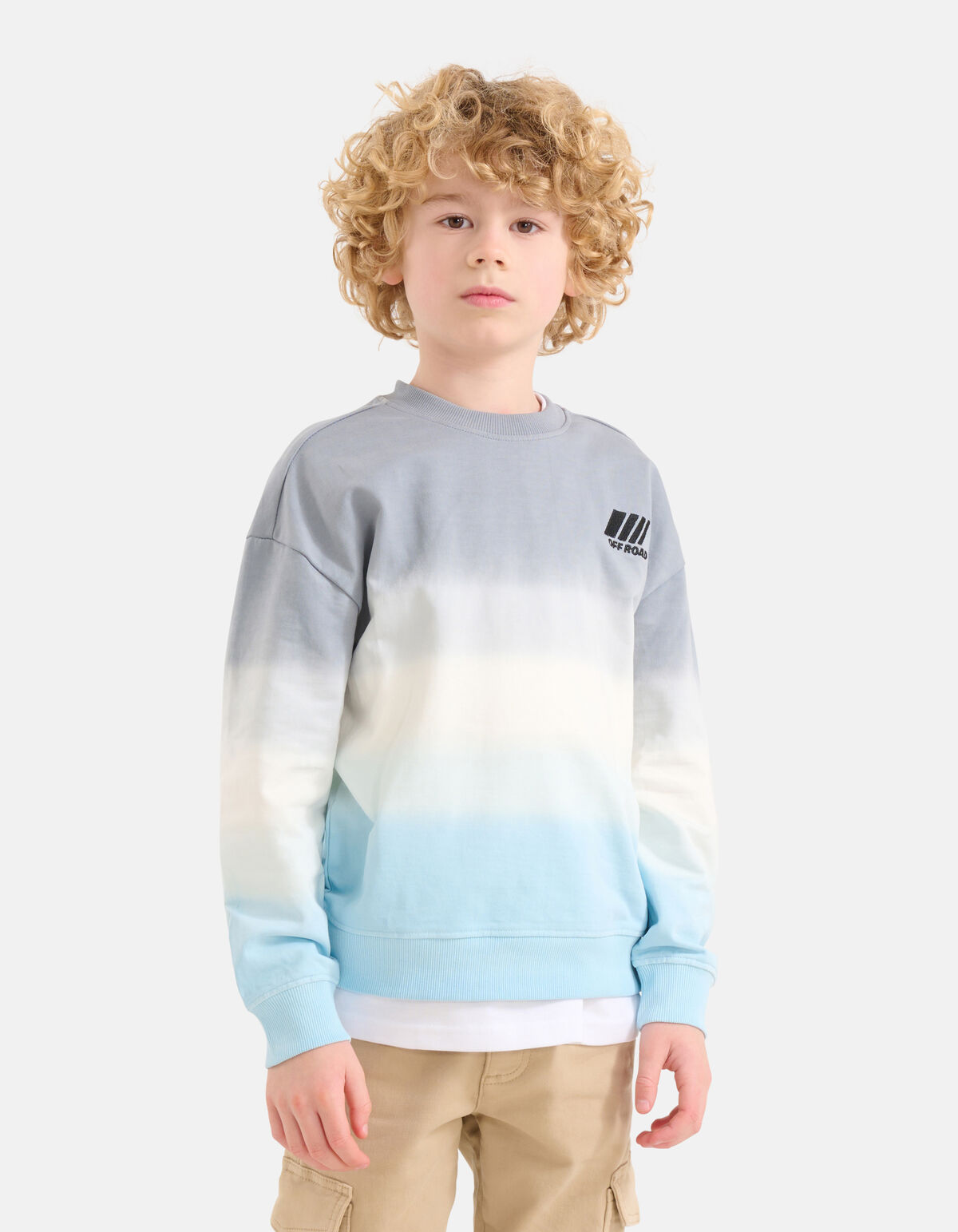 Tie Dye Sweater Grijs SHOEBY BOYS