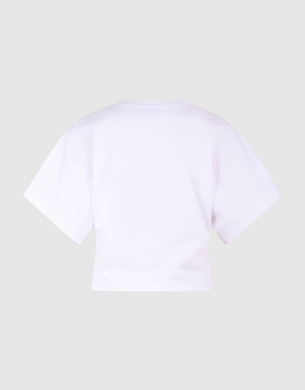 Big Sleeve T-shirt Wit By Monica SHOEBY WOMEN