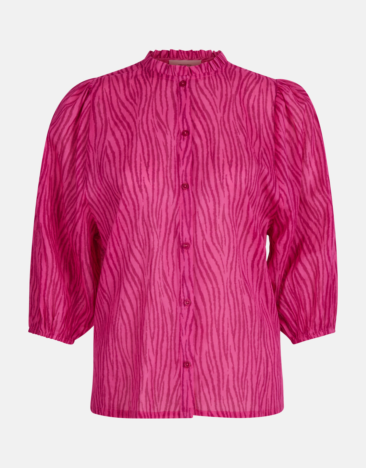 Zebra Voile Blouse Roze SHOEBY WOMEN