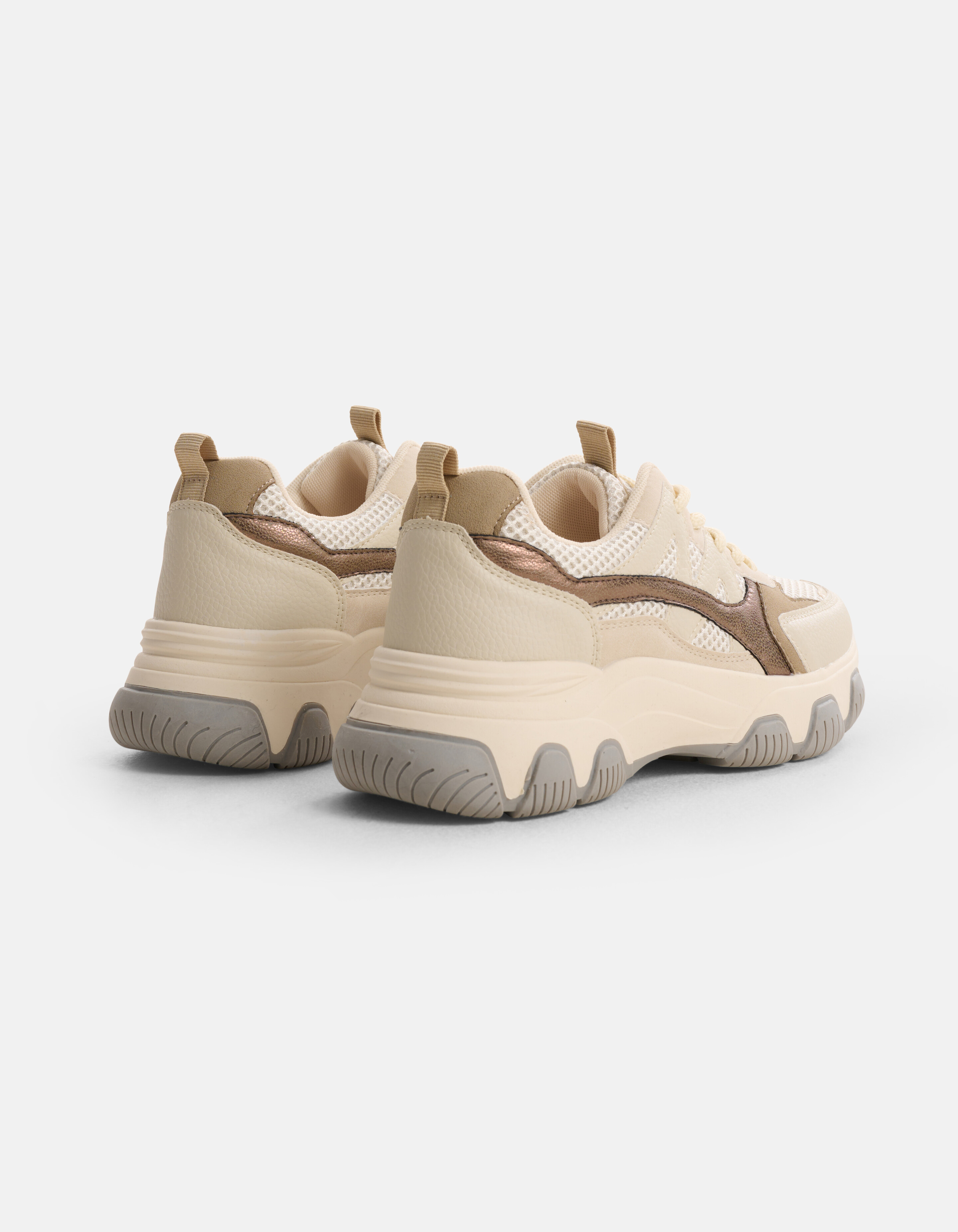 Chunky Mesh Sneaker Gebroken Wit SHOEBY SHOES