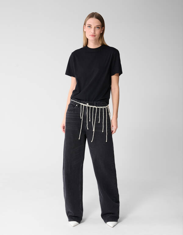 Basis T-shirt Zwart SHOEBY WOMEN