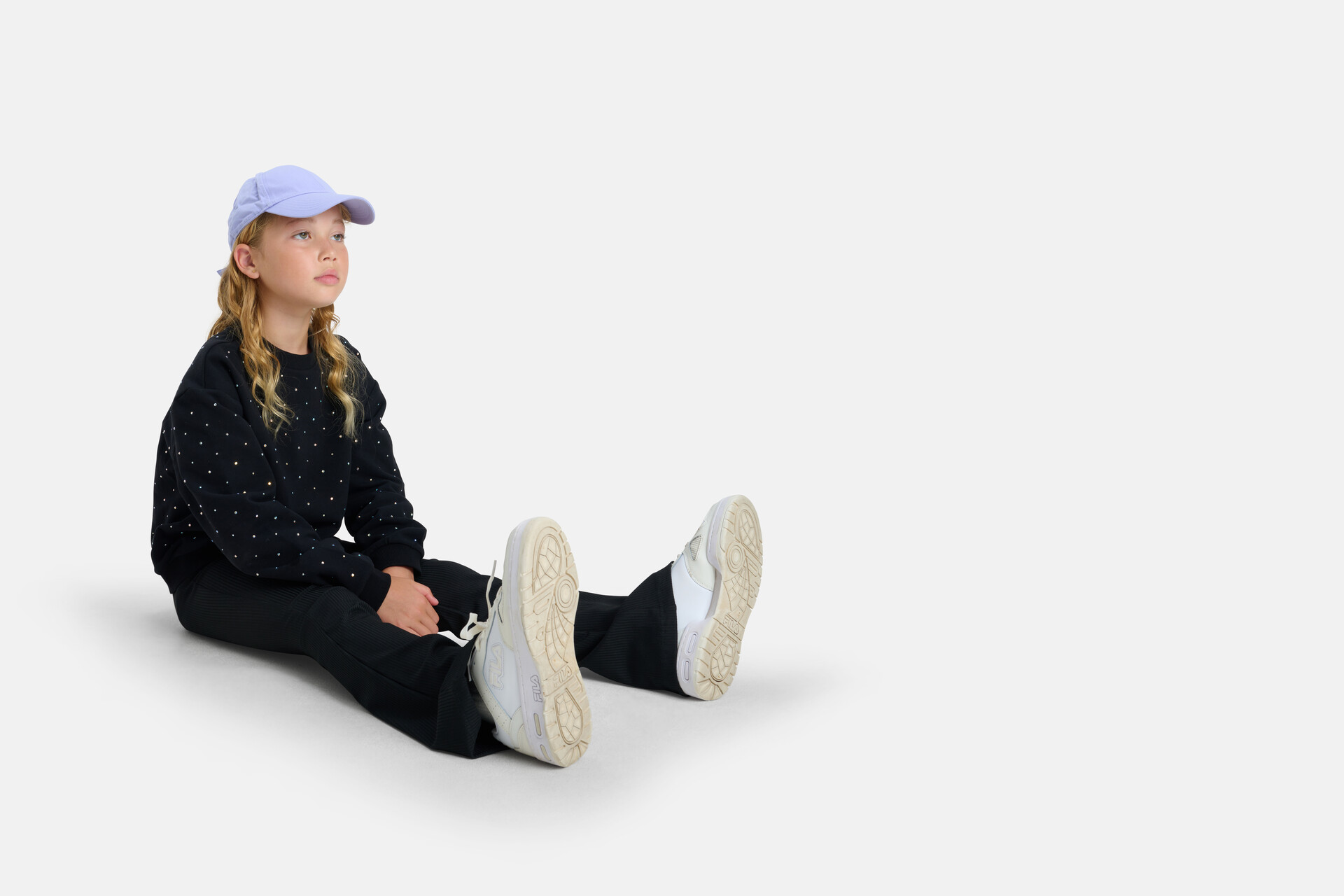 Rib Flared Legging Zwart Jill&Mitch